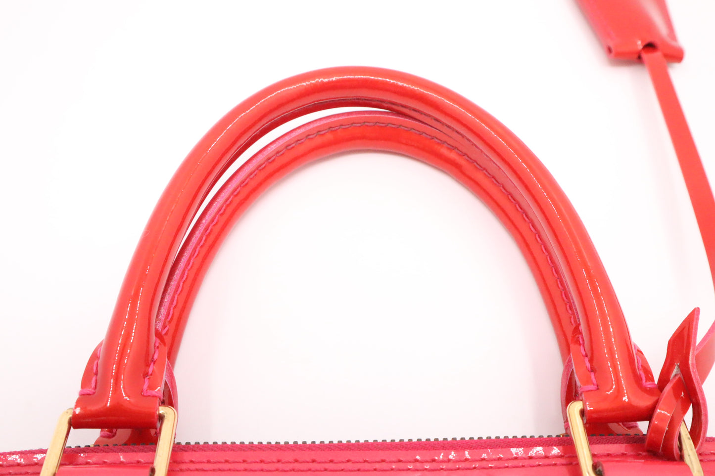 Louis Vuitton x Stephen Sprouse Alma GM in Pink Roses Vernis Leather