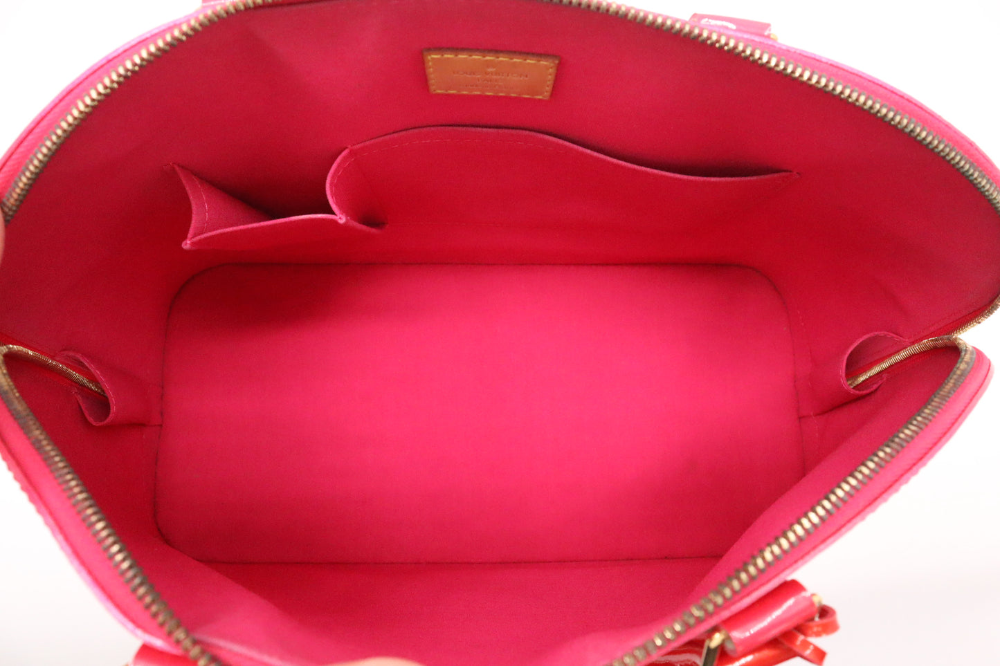 Louis Vuitton x Stephen Sprouse Alma GM in Pink Roses Vernis Leather