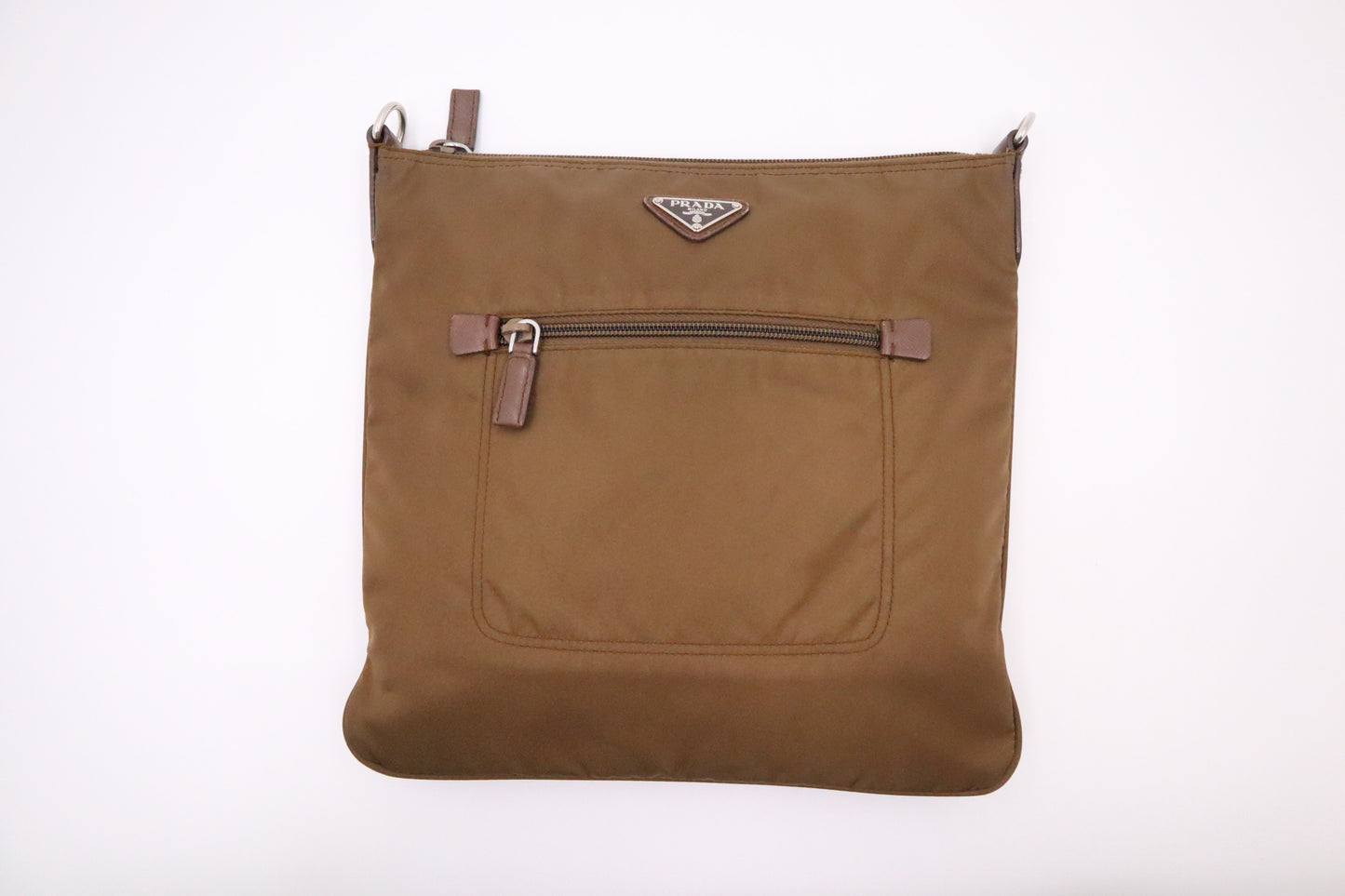 Prada Crossbody in Brown Tessuto Nylon