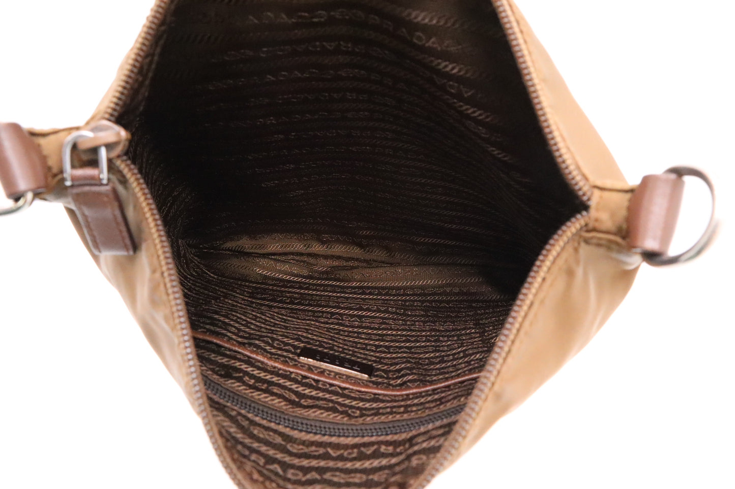 Prada Crossbody in Brown Tessuto Nylon