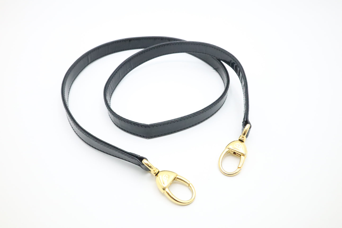 Dior Medium Lady Dior in Black Cannage Patent Leather