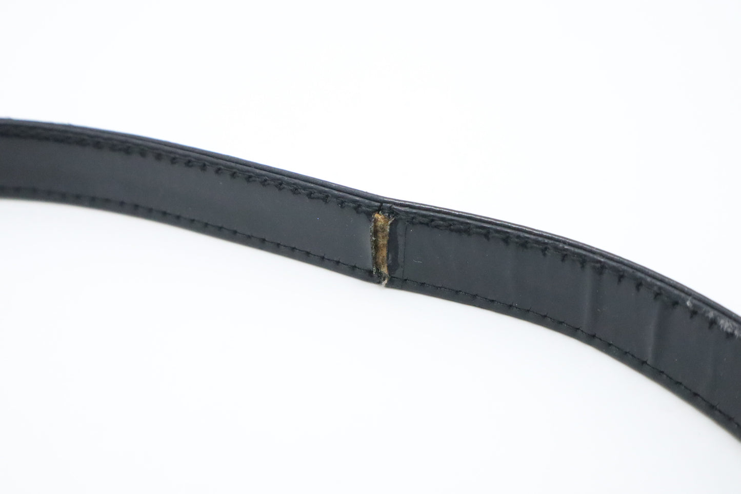 Dior Medium Lady Dior in Black Cannage Patent Leather