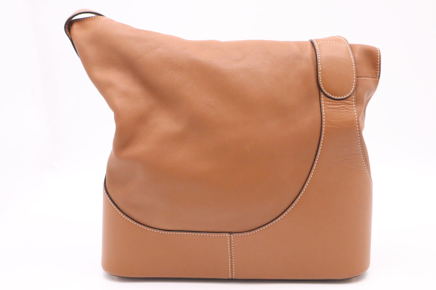 Loewe Anton Shoulder Bag in Brown Leather