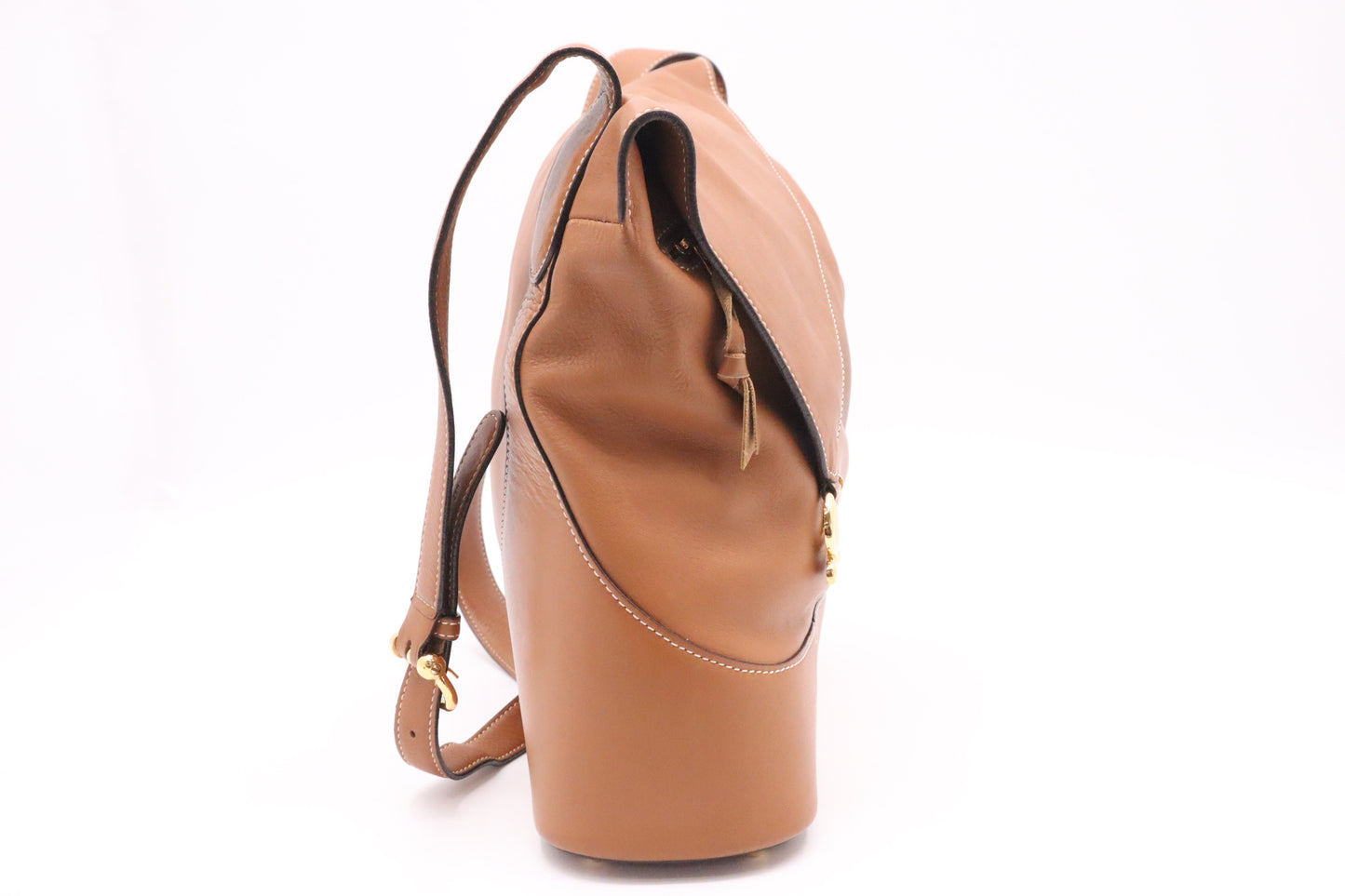 Loewe Anton Shoulder Bag in Brown Leather