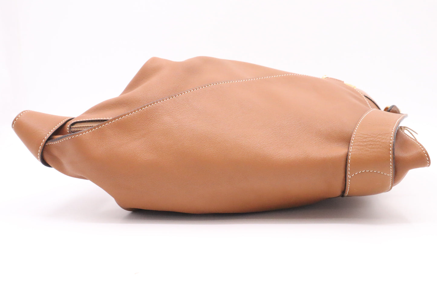 Loewe Anton Shoulder Bag in Brown Leather