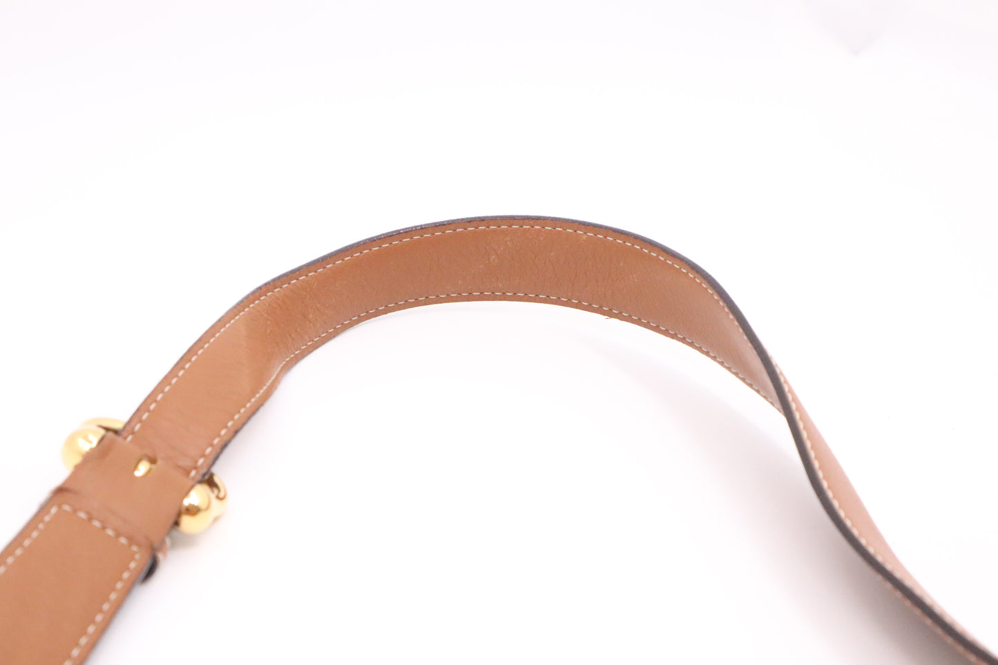 Loewe Anton Shoulder Bag in Brown Leather