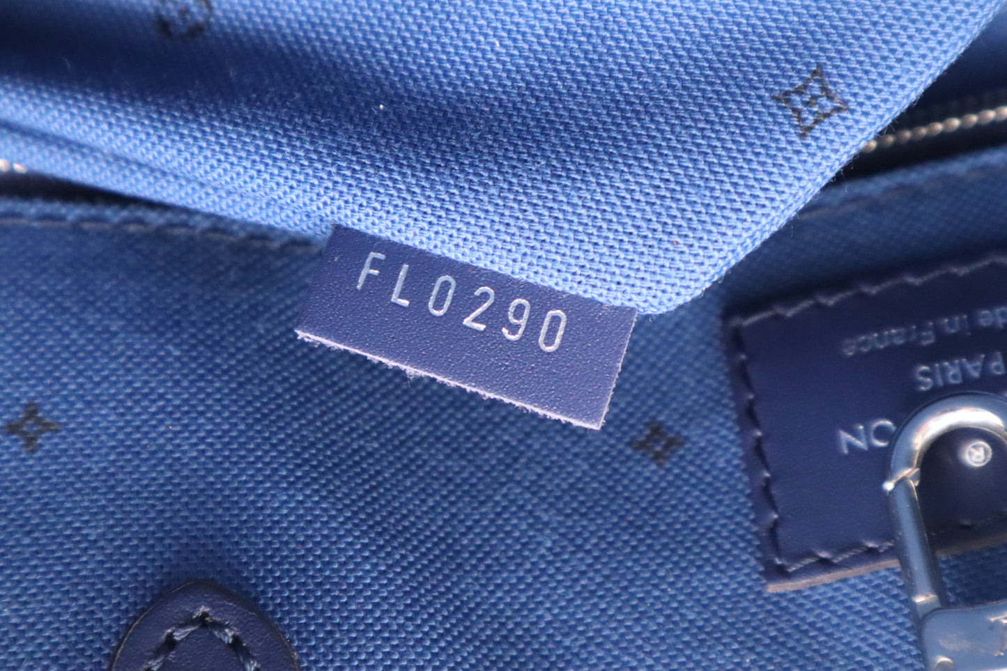 Louis Vuitton OnTheGo GM in Blue Escale Canvas