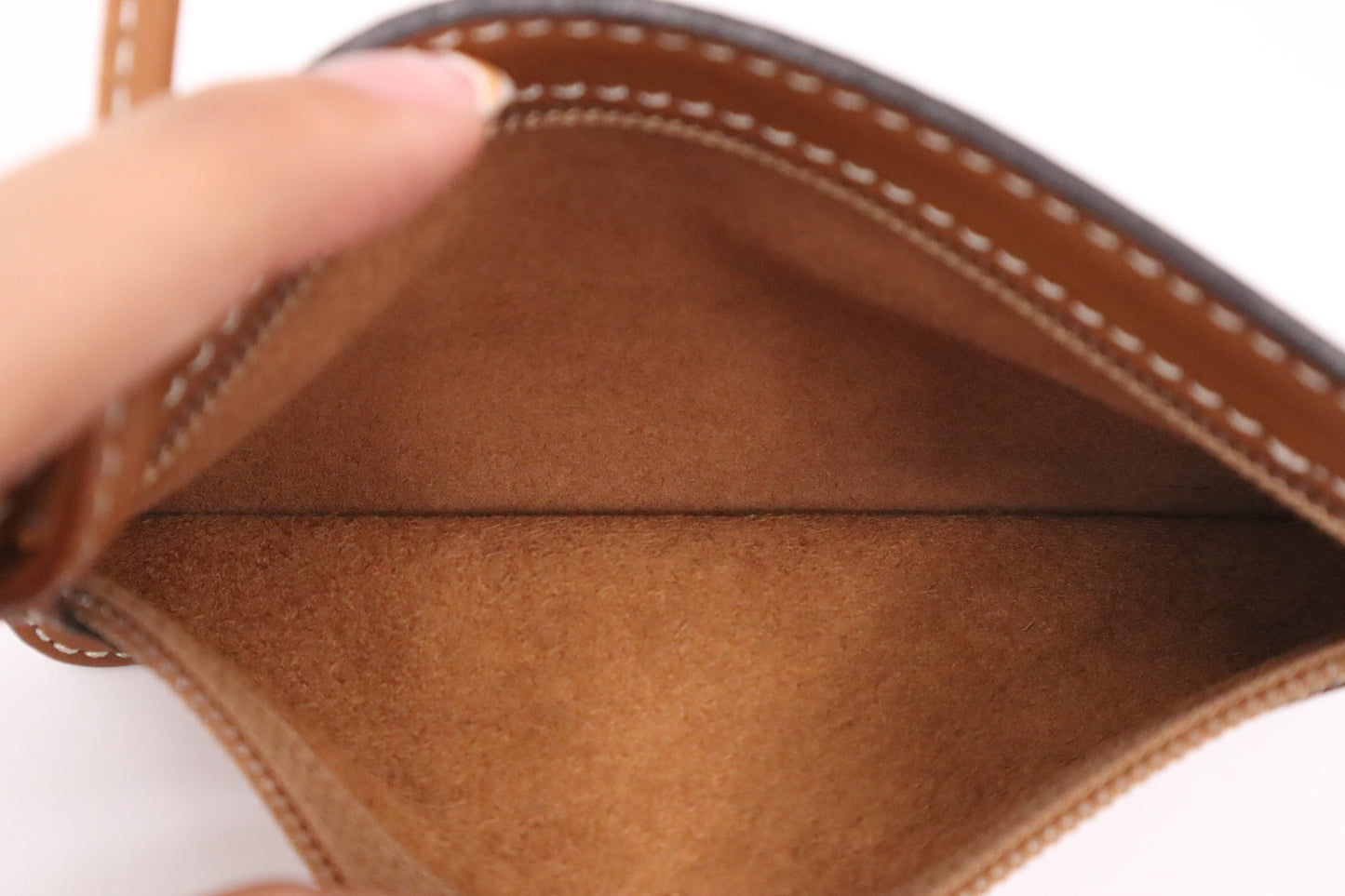 Loewe Anton Shoulder Bag in Brown Leather