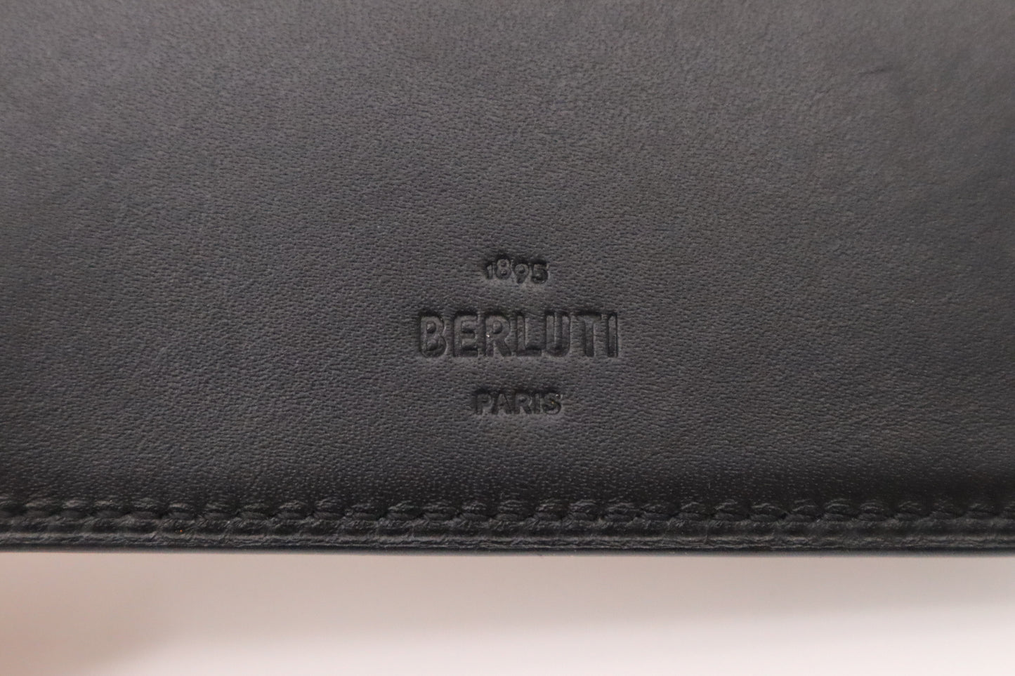 Berluti Figure Scritto Bifold Wallet in Jungle Green Leather