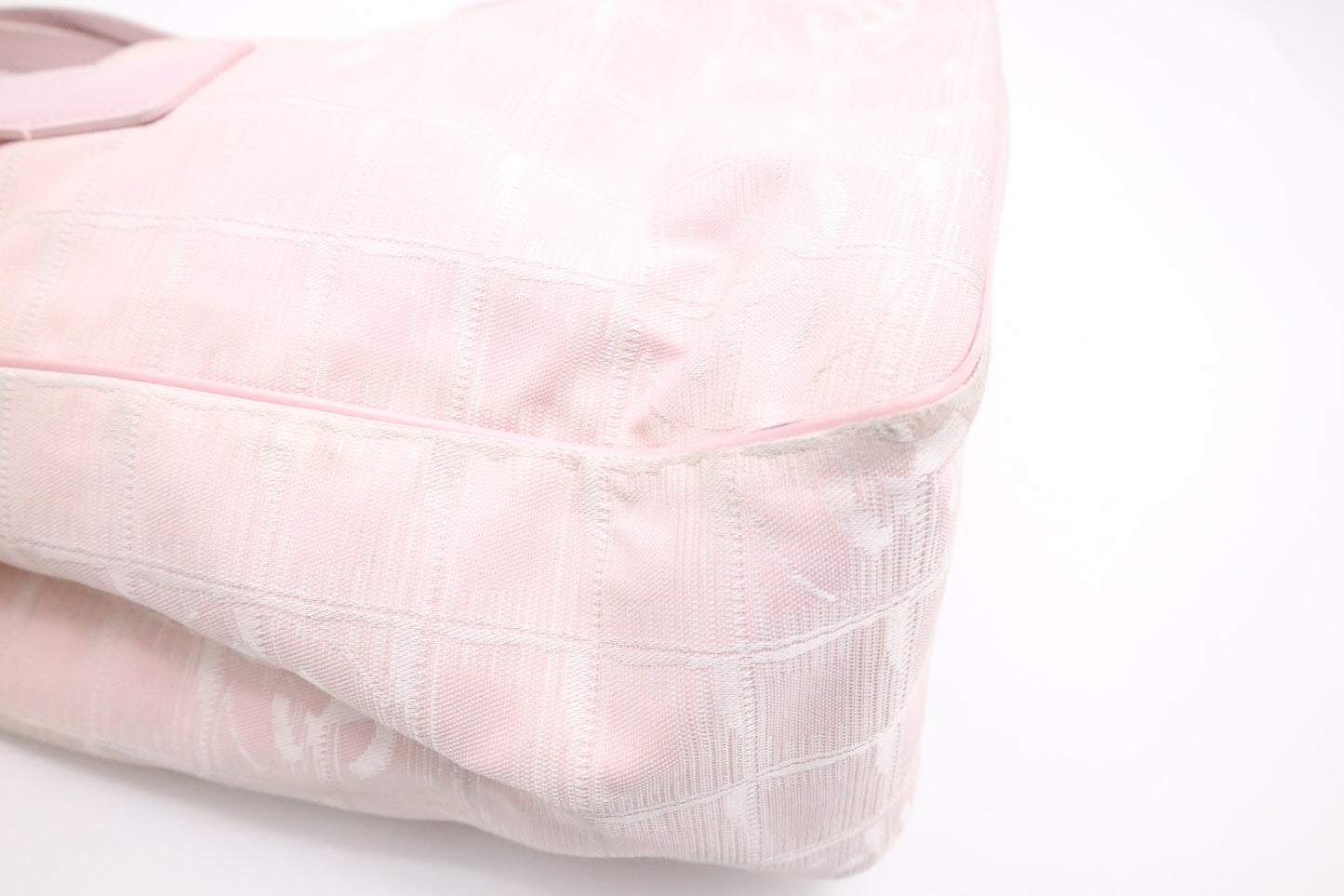 Chanel Small New Travel Line Tote in Pink Canvas