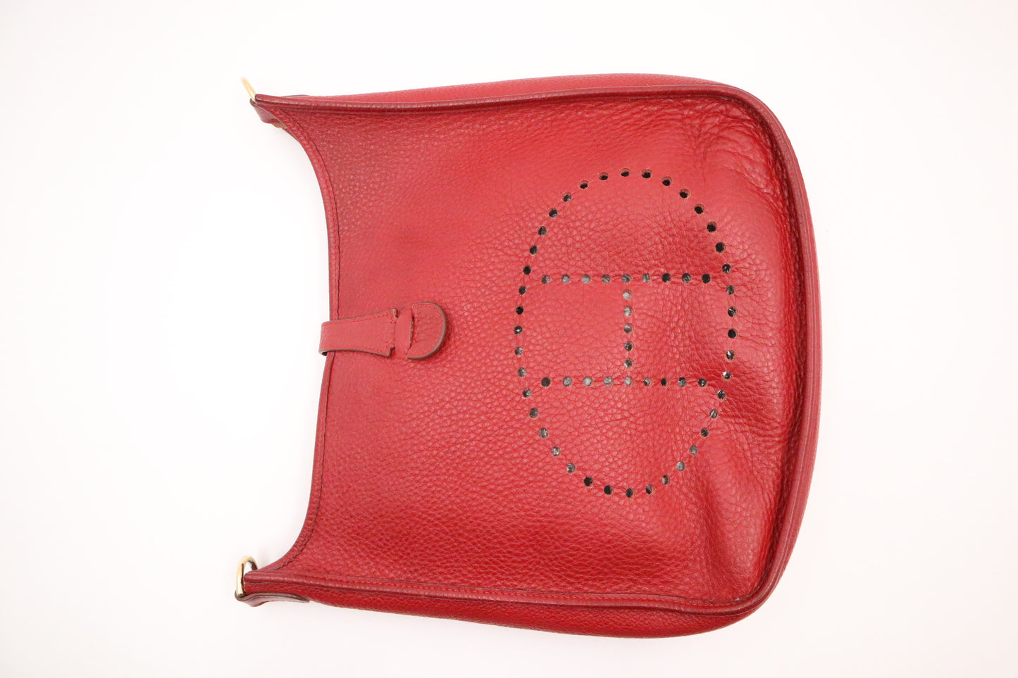 Hermes Evelyne GM in Red Leather