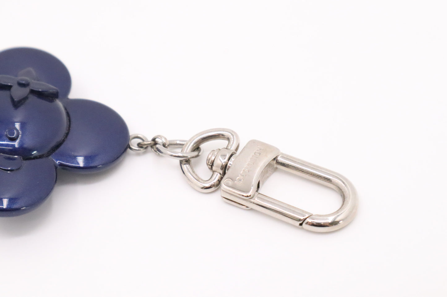 Louis Vuitton Vivienne Bag Charm in Metallic Blue