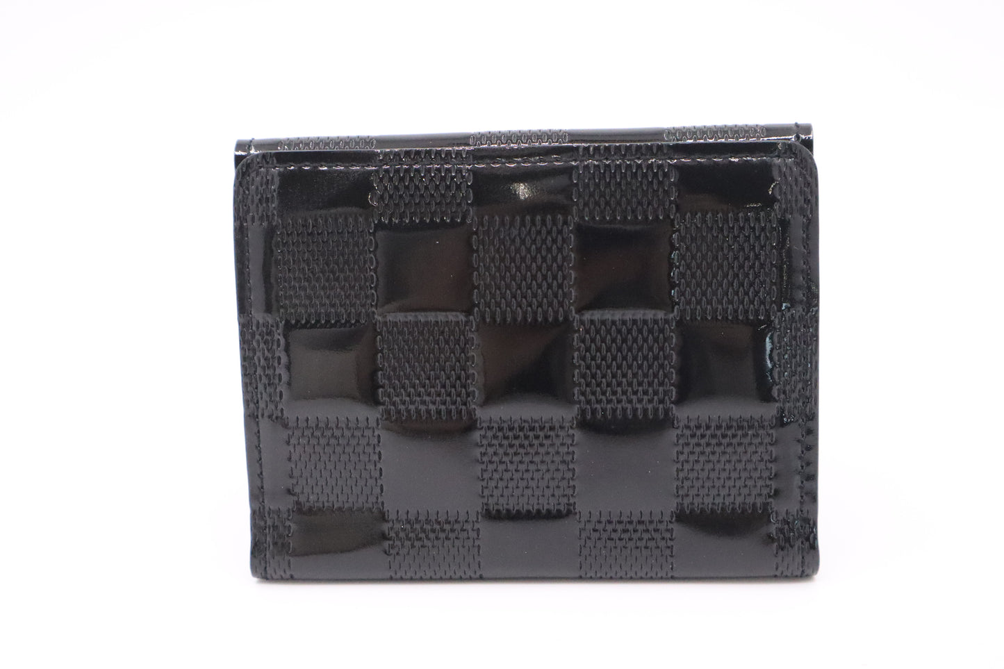 Louis Vuitton Ludlow Wallet in Black Damier Vernis Leather