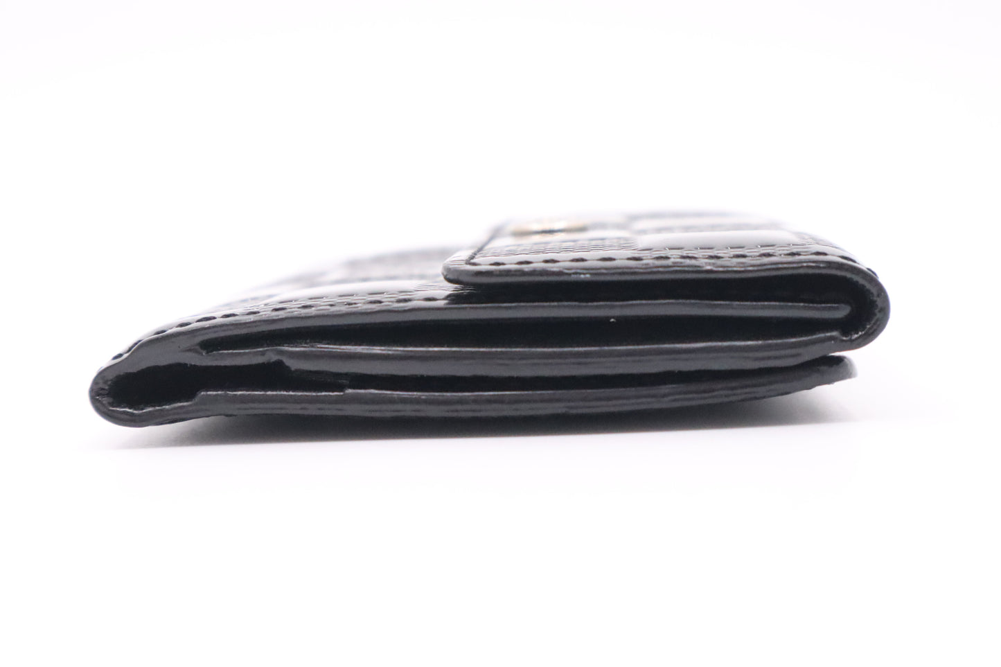 Louis Vuitton Ludlow Wallet in Black Damier Vernis Leather