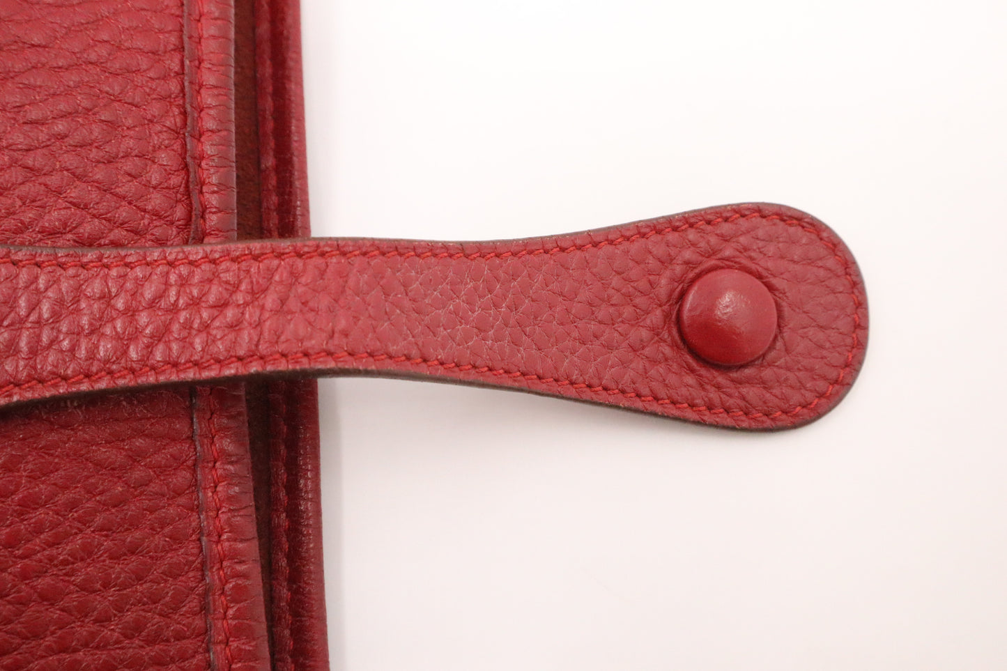 Hermes Evelyne GM in Red Leather