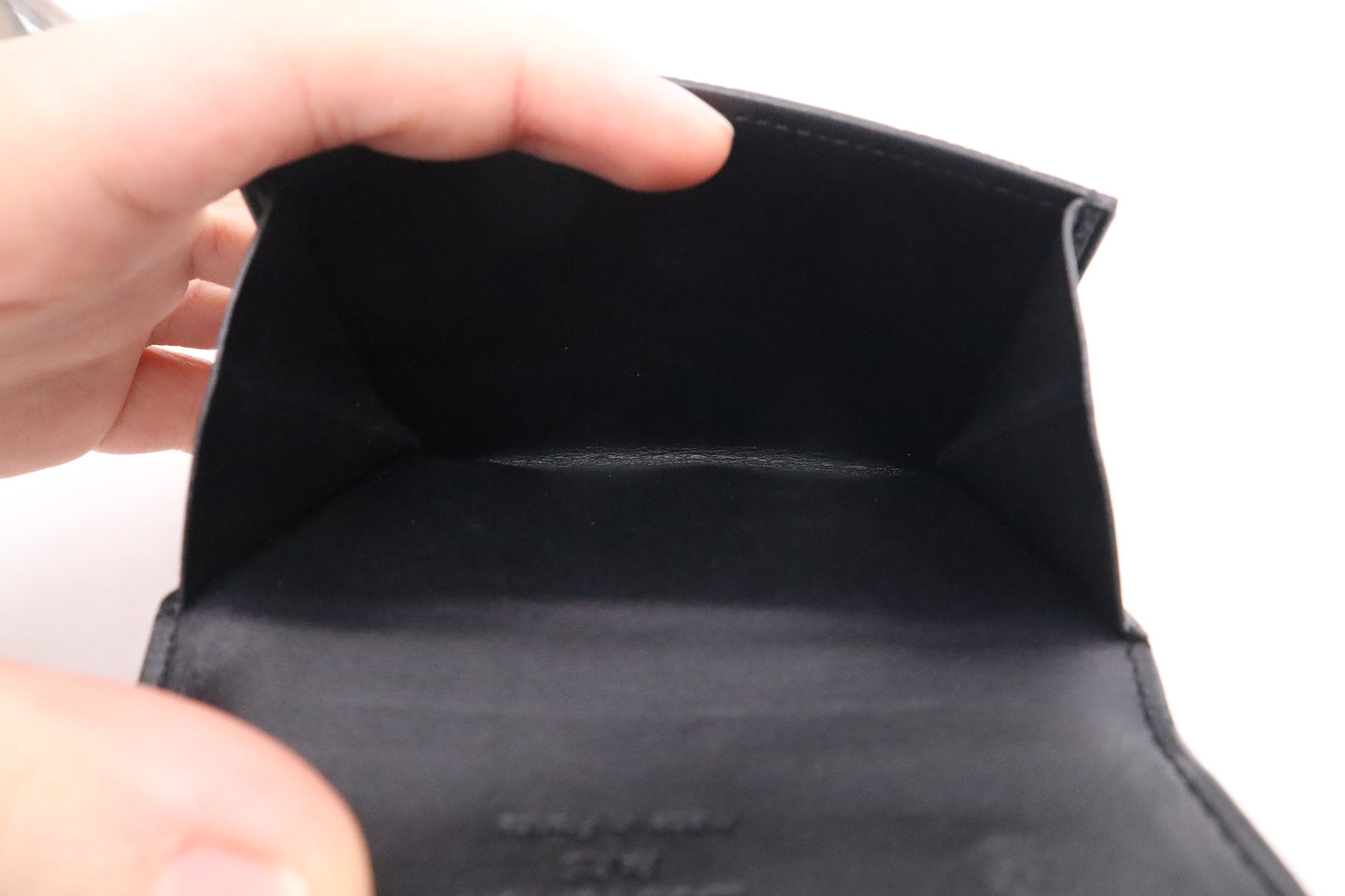 Louis Vuitton Ludlow Wallet in Black Damier Vernis Leather