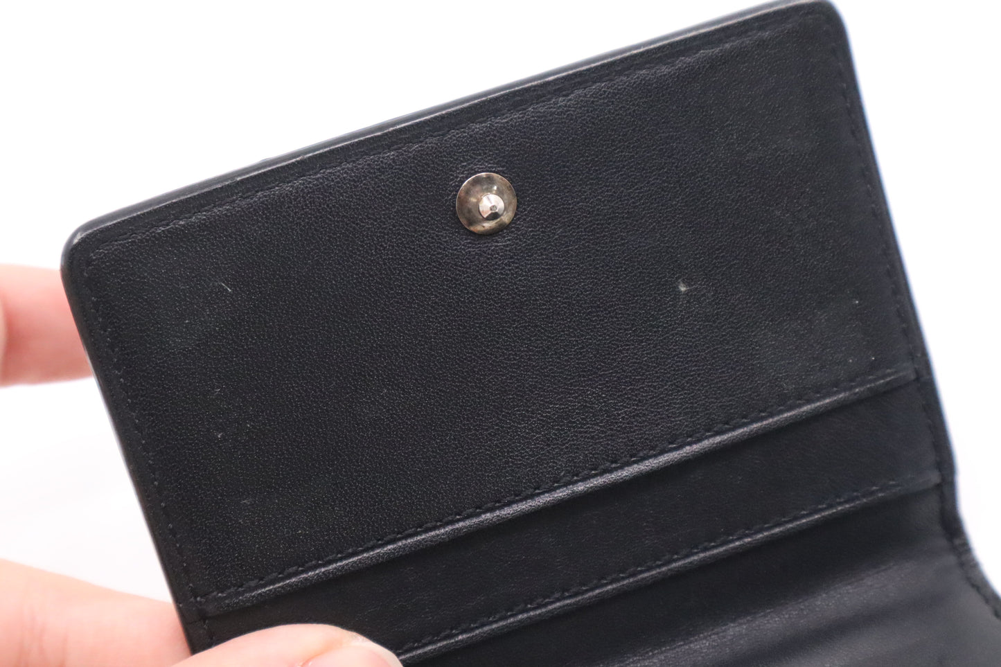 Louis Vuitton Ludlow Wallet in Black Damier Vernis Leather