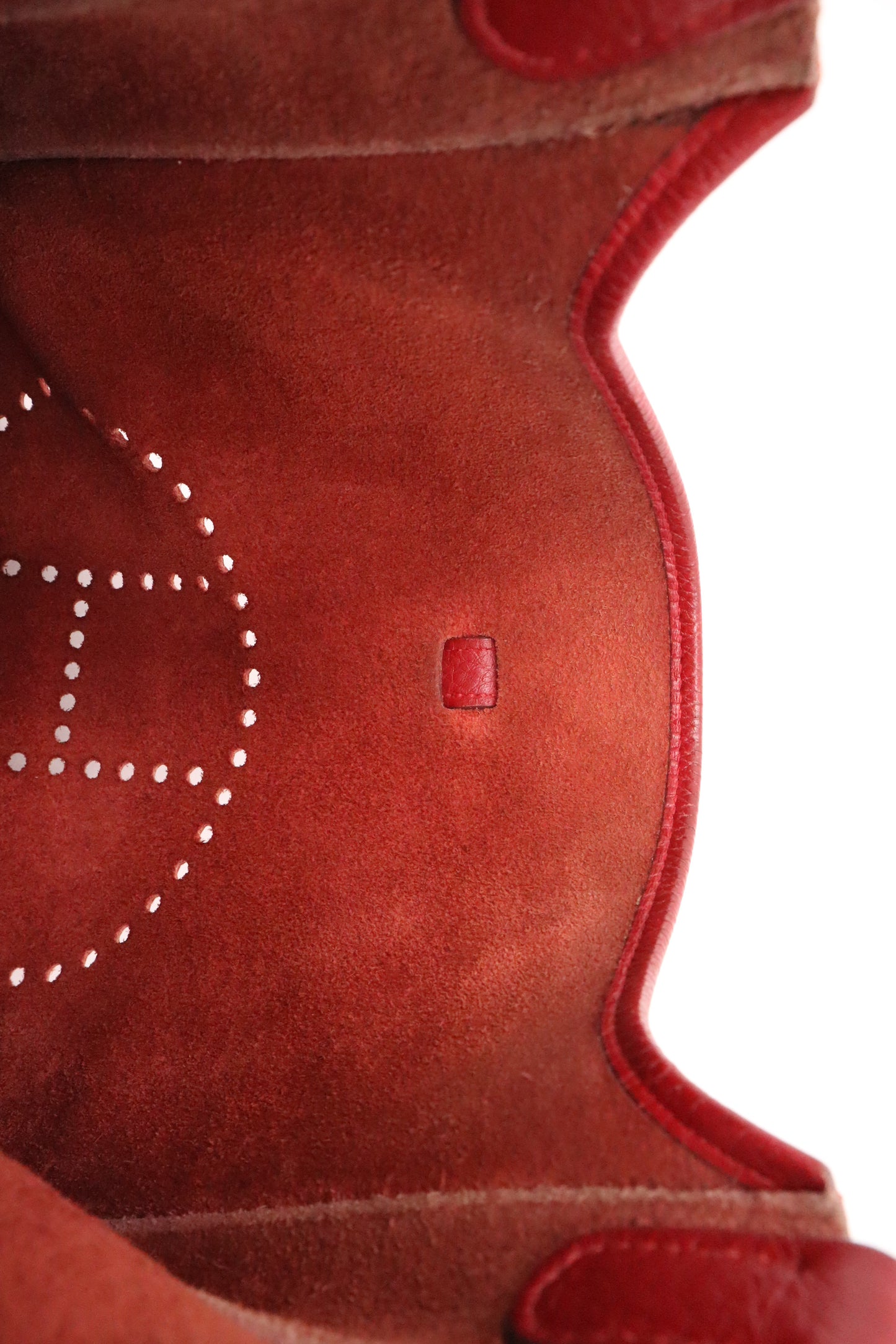 Hermes Evelyne GM in Red Leather