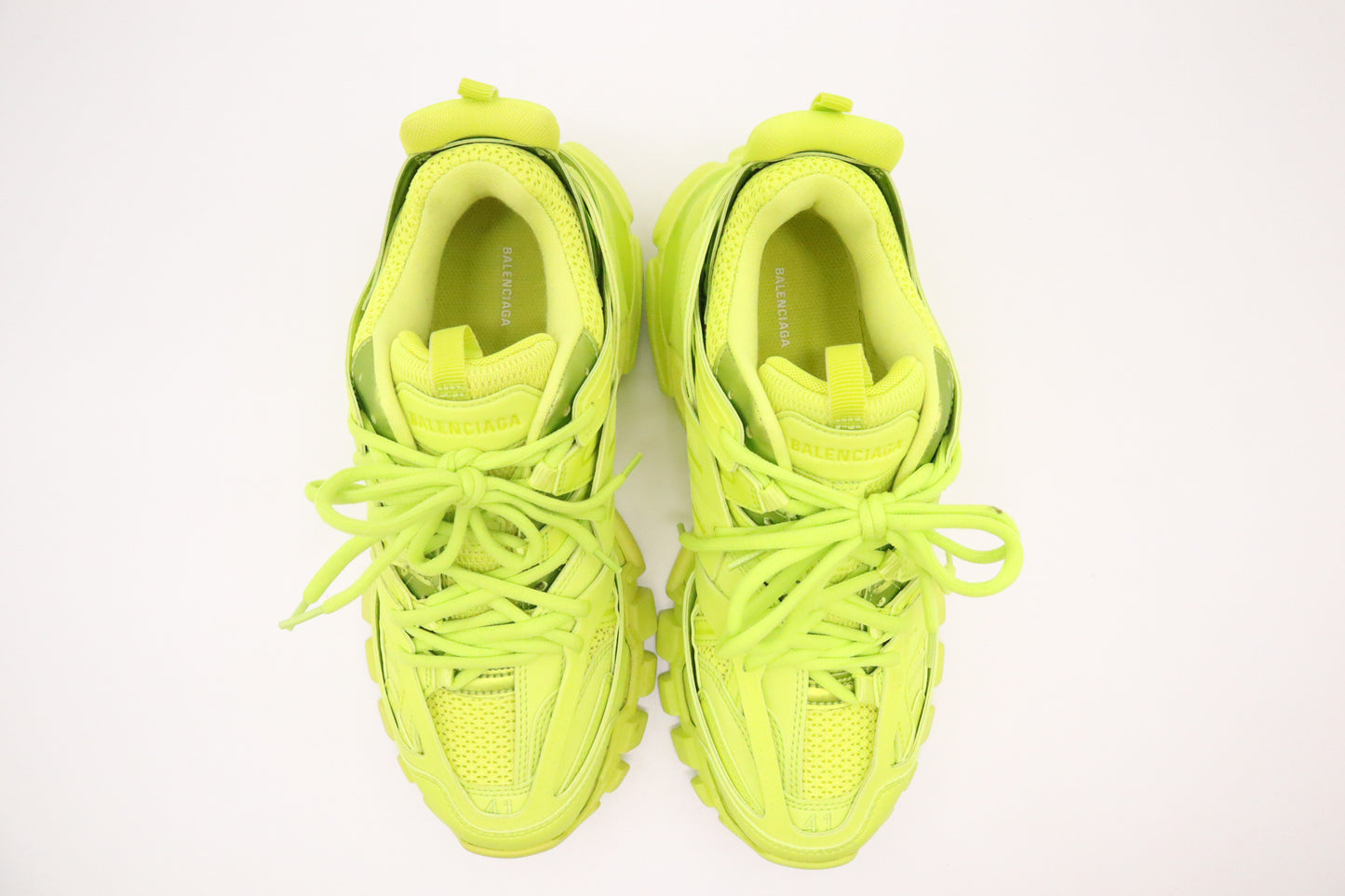 Balenciaga Track Sneakers in Fluo Yellow