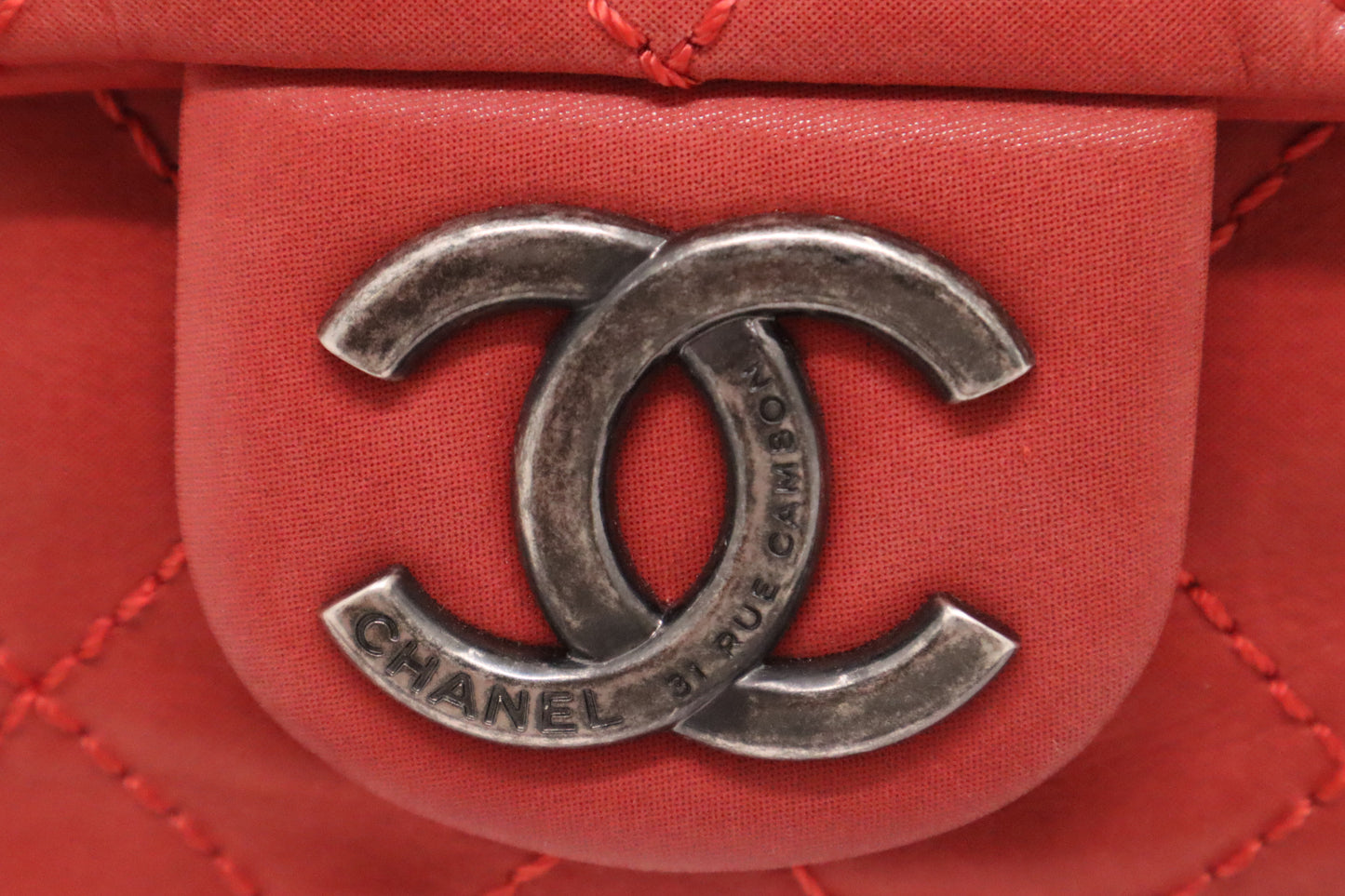 Chanel Coco Daily Flap in Red Leather