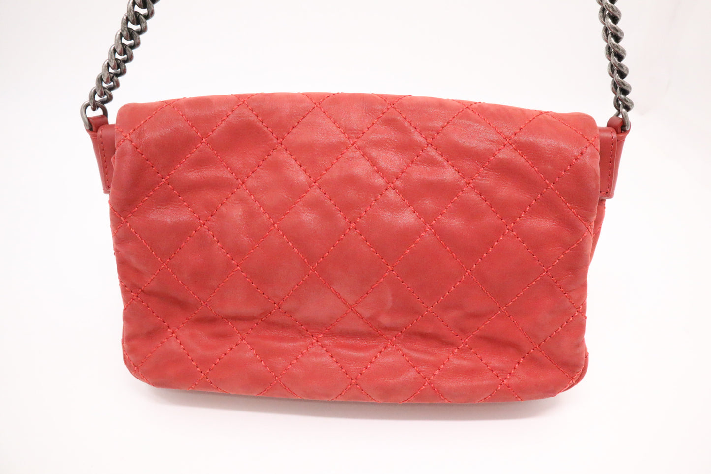 Chanel Coco Daily Flap in Red Leather