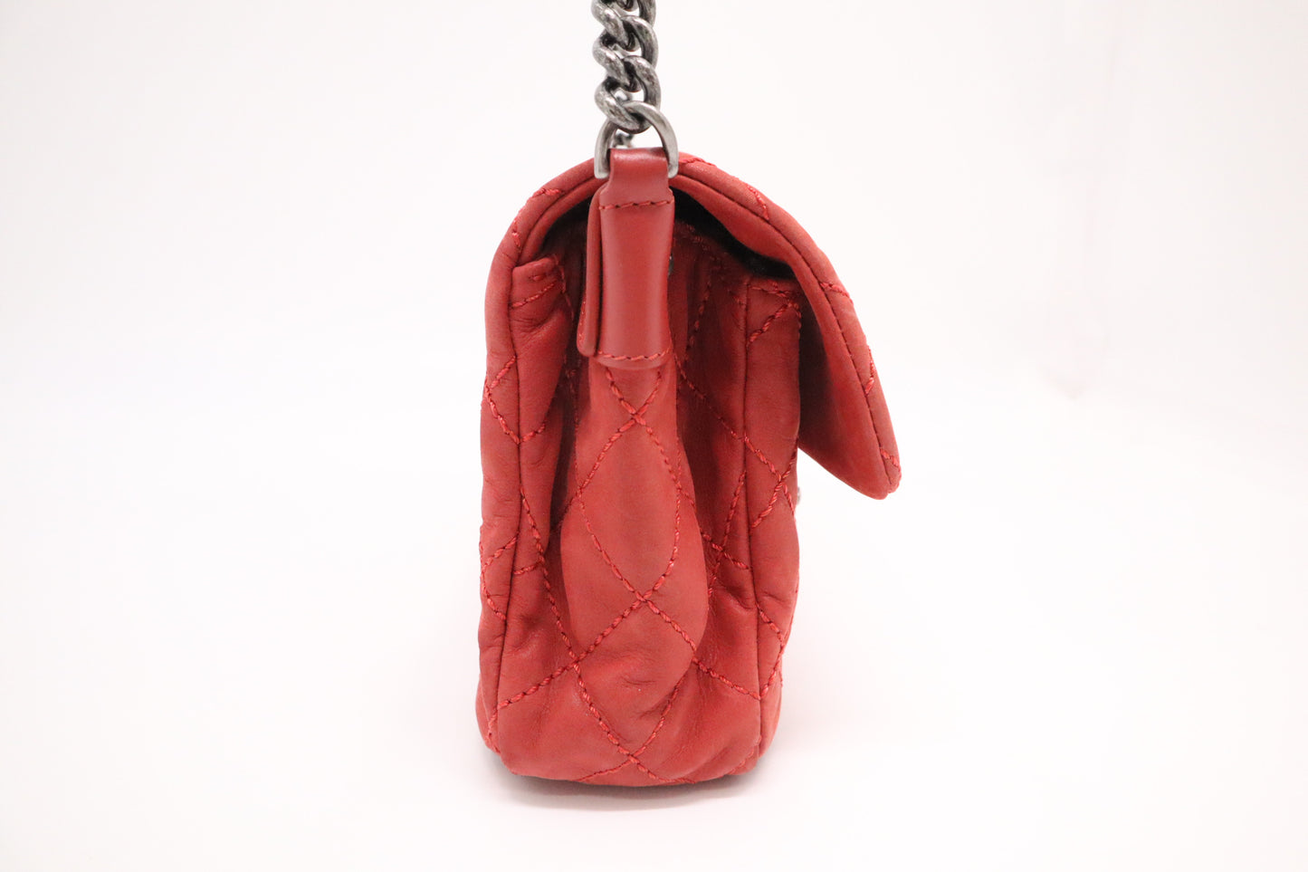 Chanel Coco Daily Flap in Red Leather