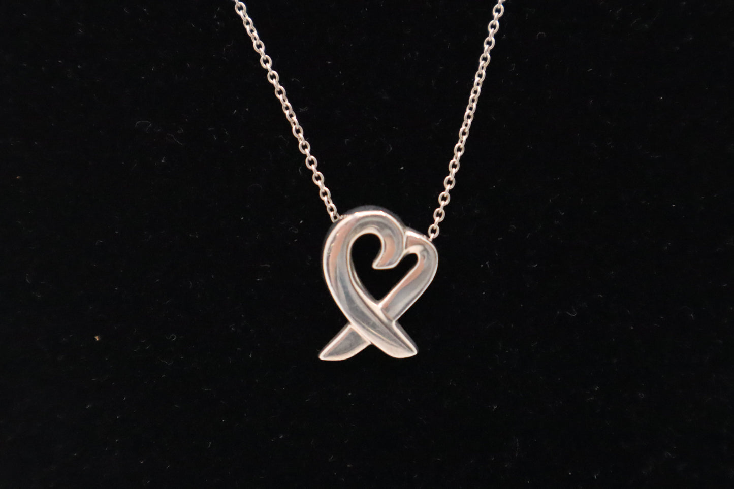 Tiffany & Co. Loving Heart Necklace in Sterling Silver