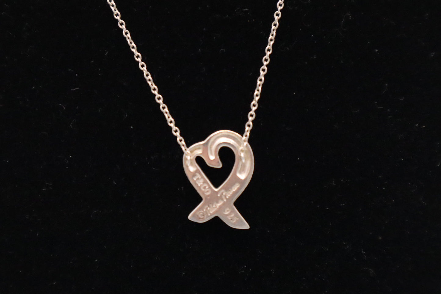 Tiffany & Co. Loving Heart Necklace in Sterling Silver