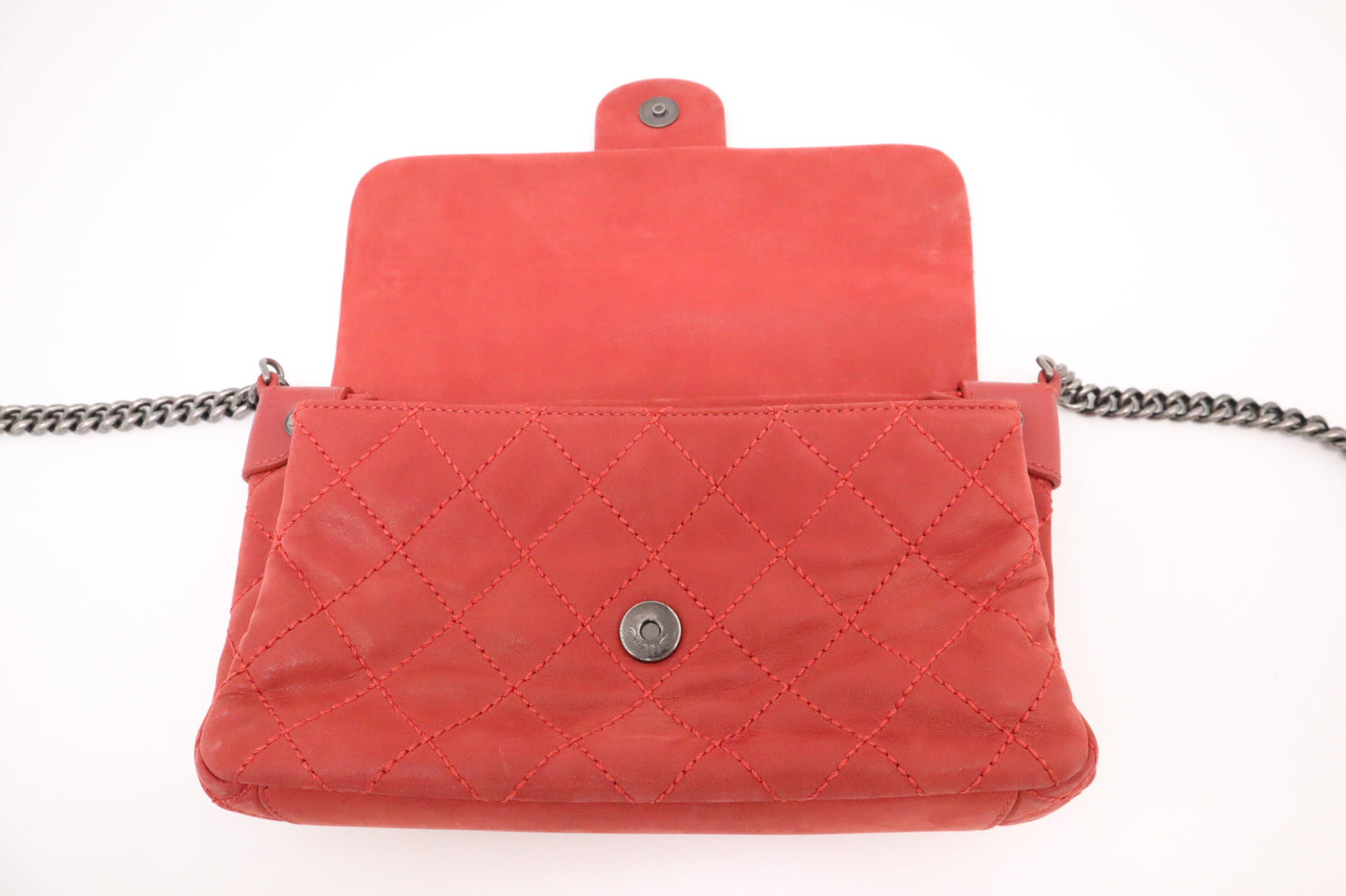 Chanel Coco Daily Flap in Red Leather