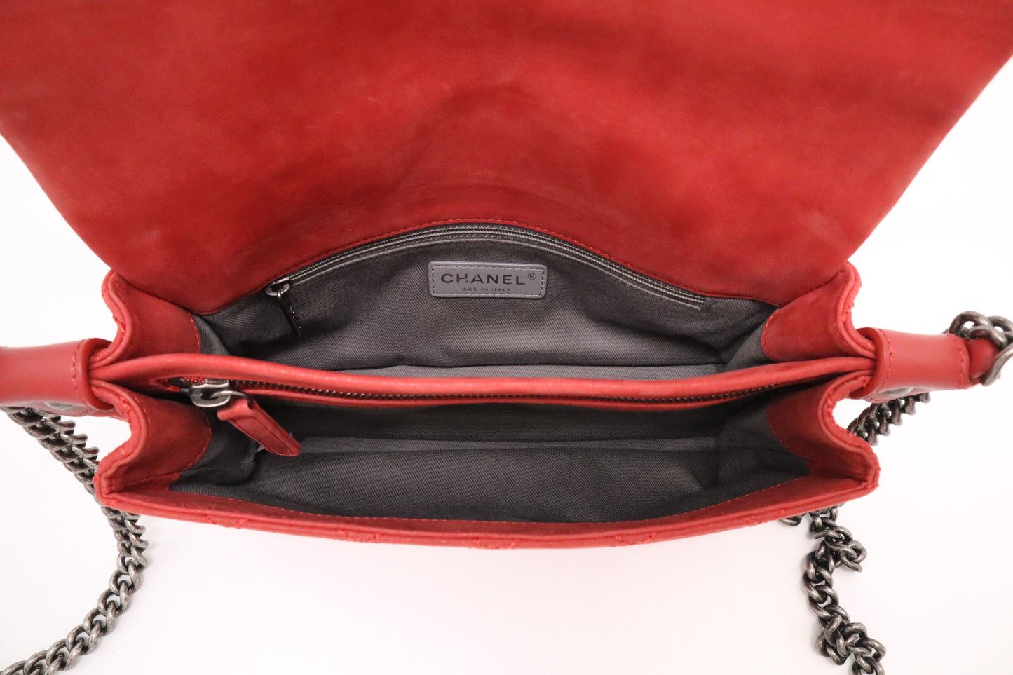 Chanel Coco Daily Flap in Red Leather