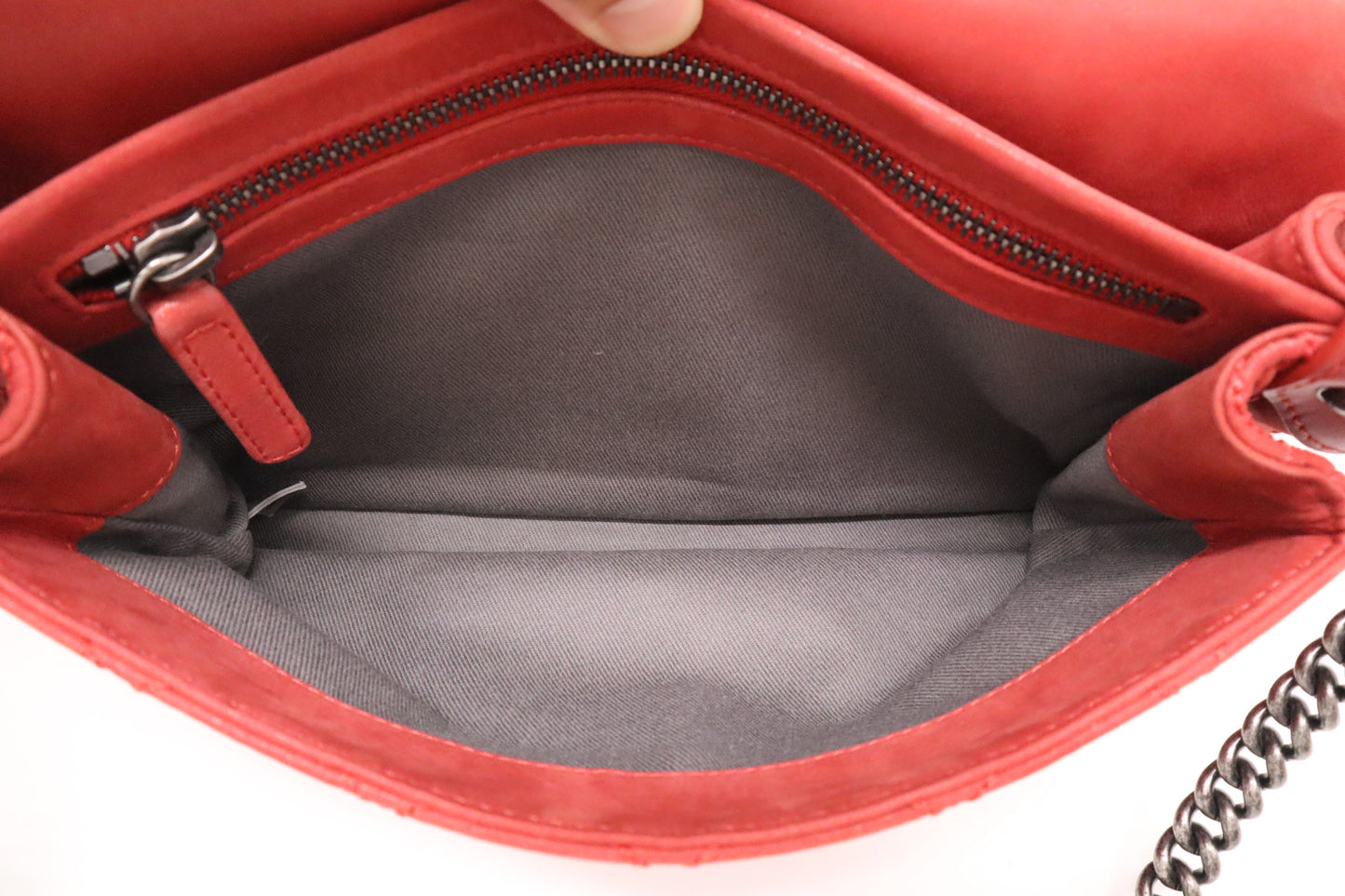 Chanel Coco Daily Flap in Red Leather