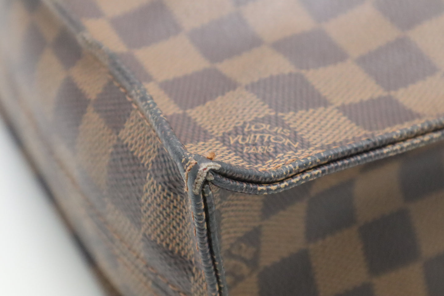 Louis Vuitton Sac Plat in Damier Ebene Canvas