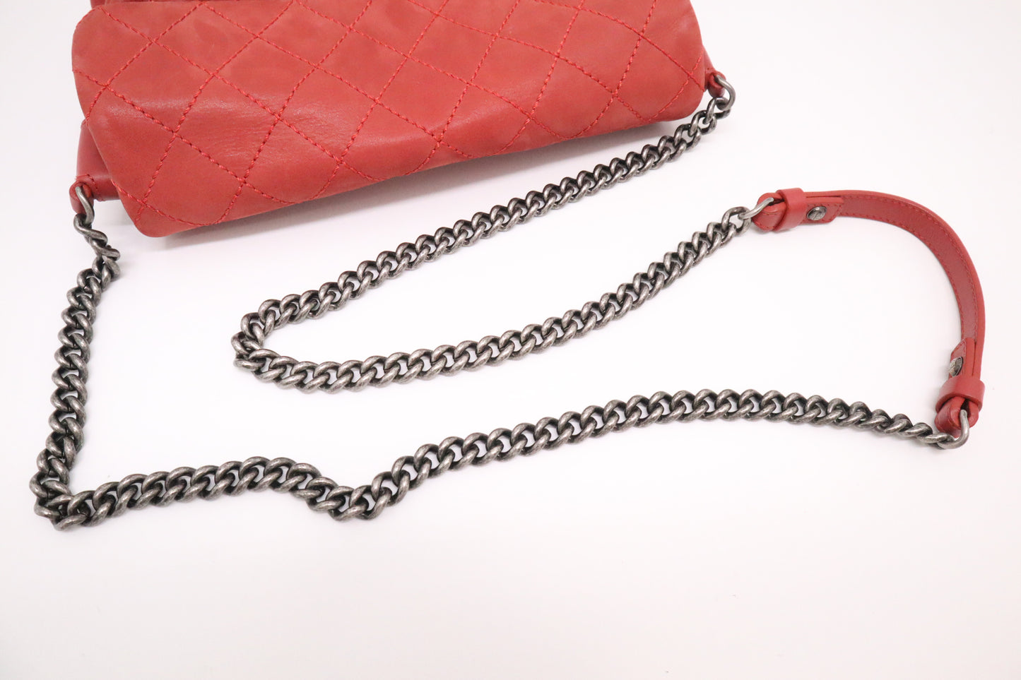 Chanel Coco Daily Flap in Red Leather