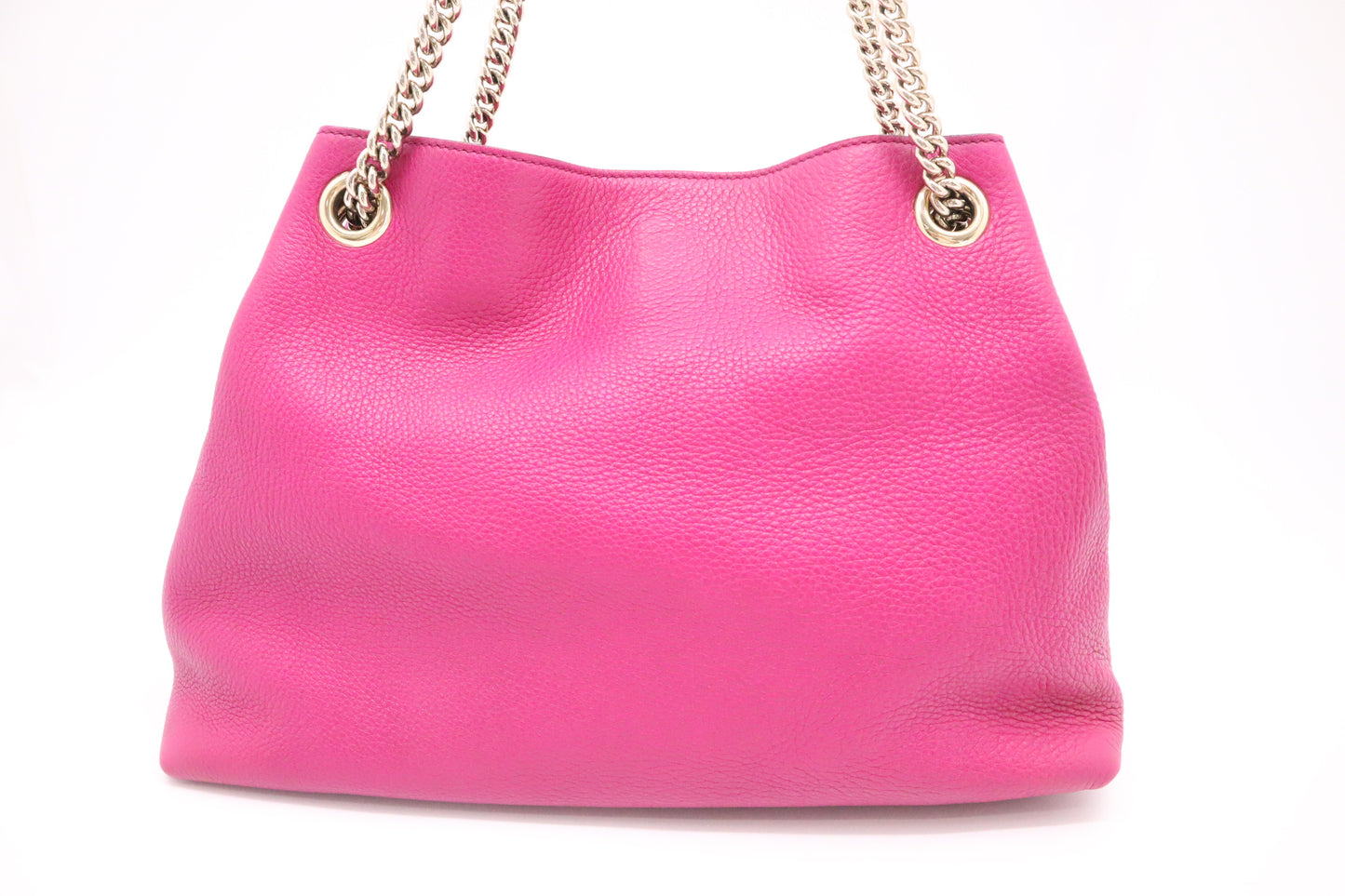 Gucci Soho Chain Shoulder Bag in Pink Leather