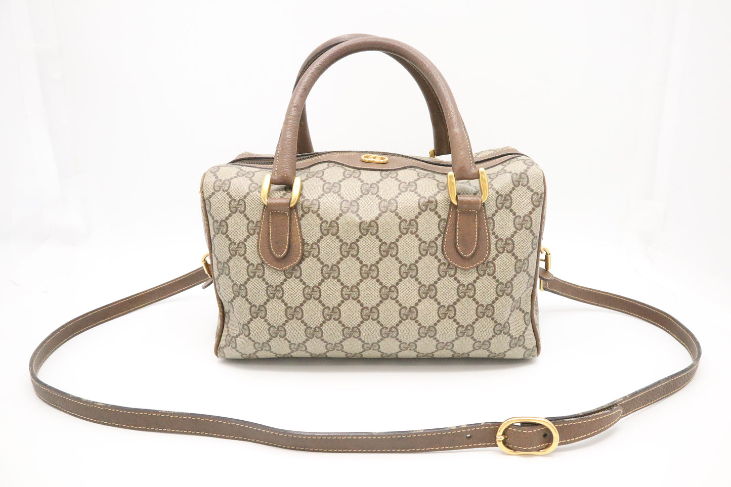Gucci Boston Bag in GG Supreme Canvas
