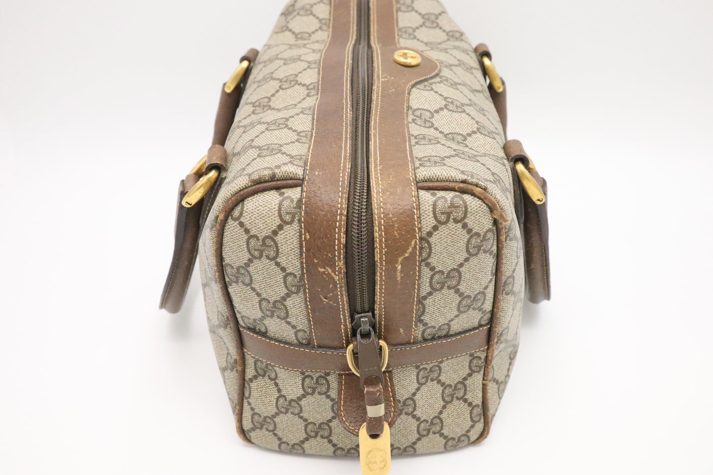 Gucci Boston Bag in GG Supreme Canvas