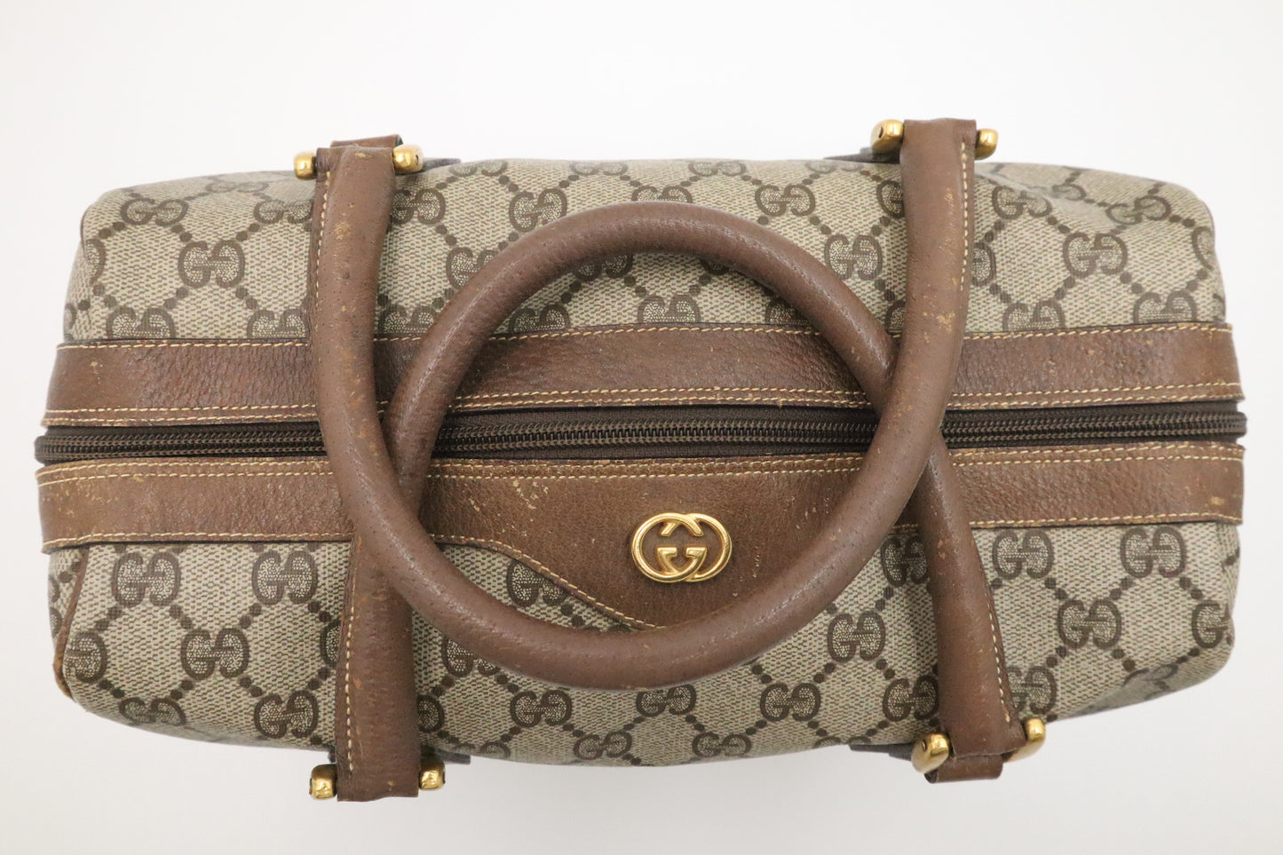 Gucci Boston Bag in GG Supreme Canvas