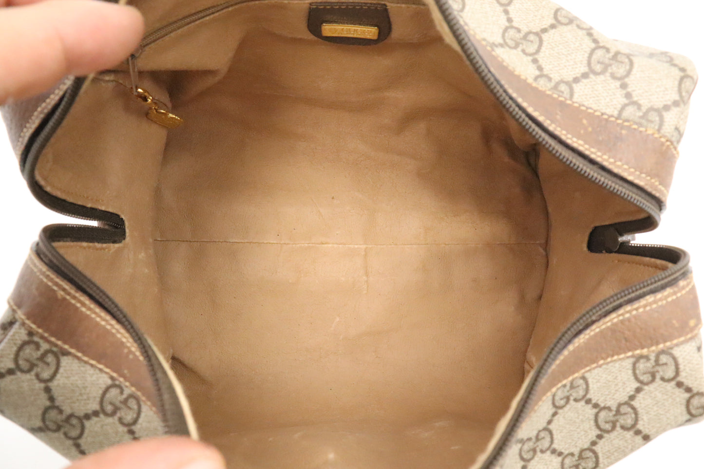 Gucci Boston Bag in GG Supreme Canvas