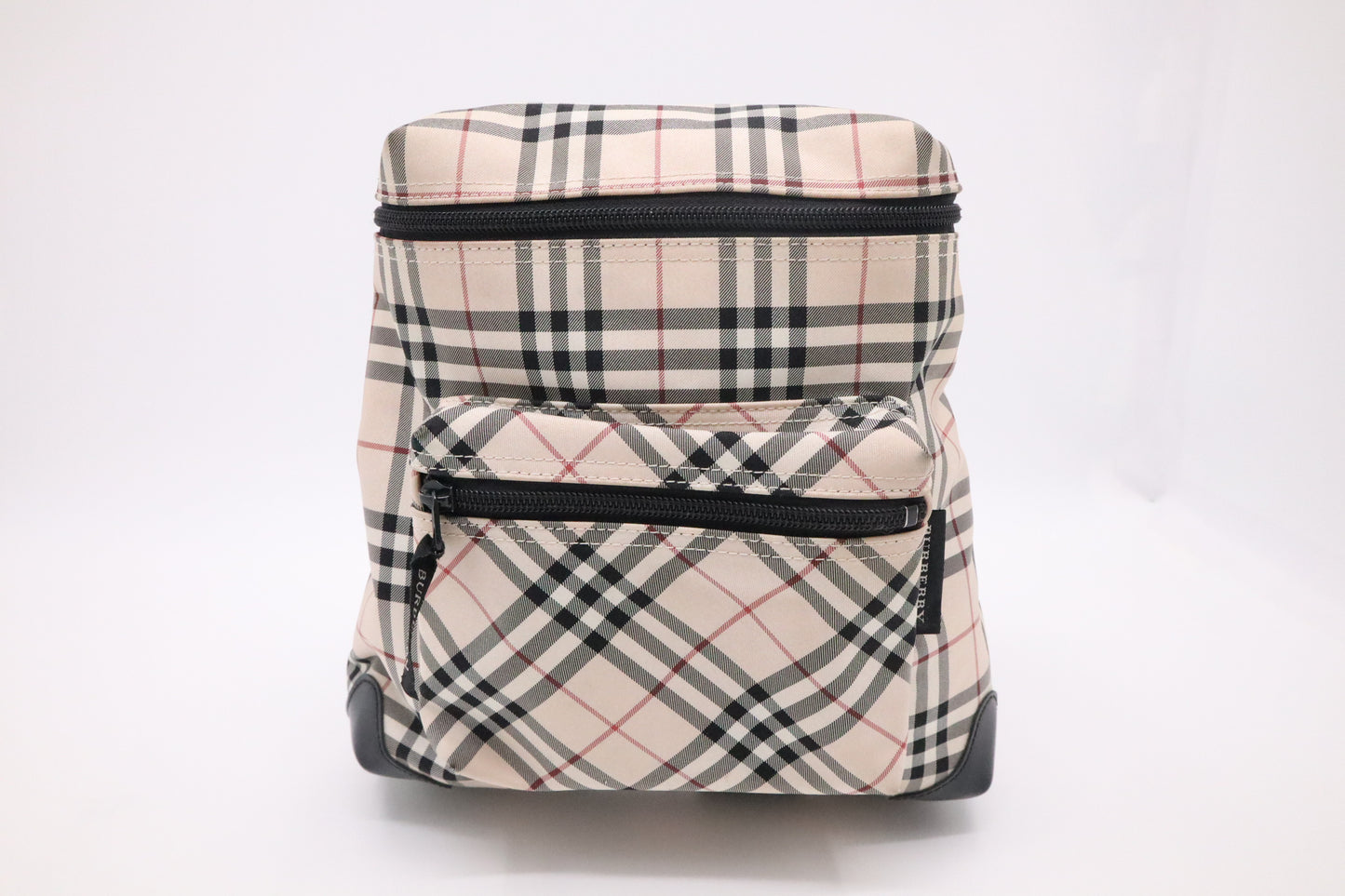 Burberry Backpack in Beige Check Nylon