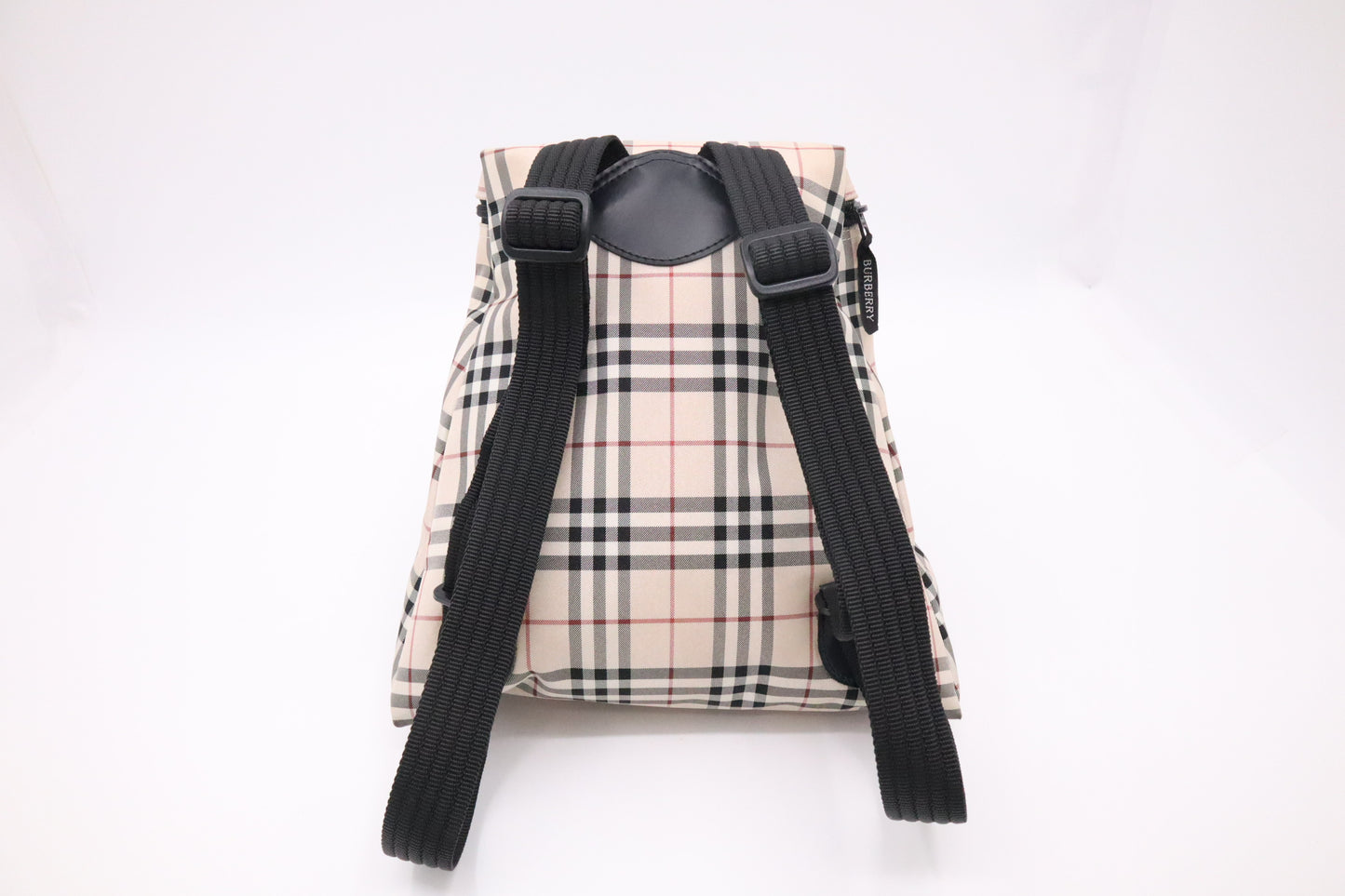 Burberry Backpack in Beige Check Nylon