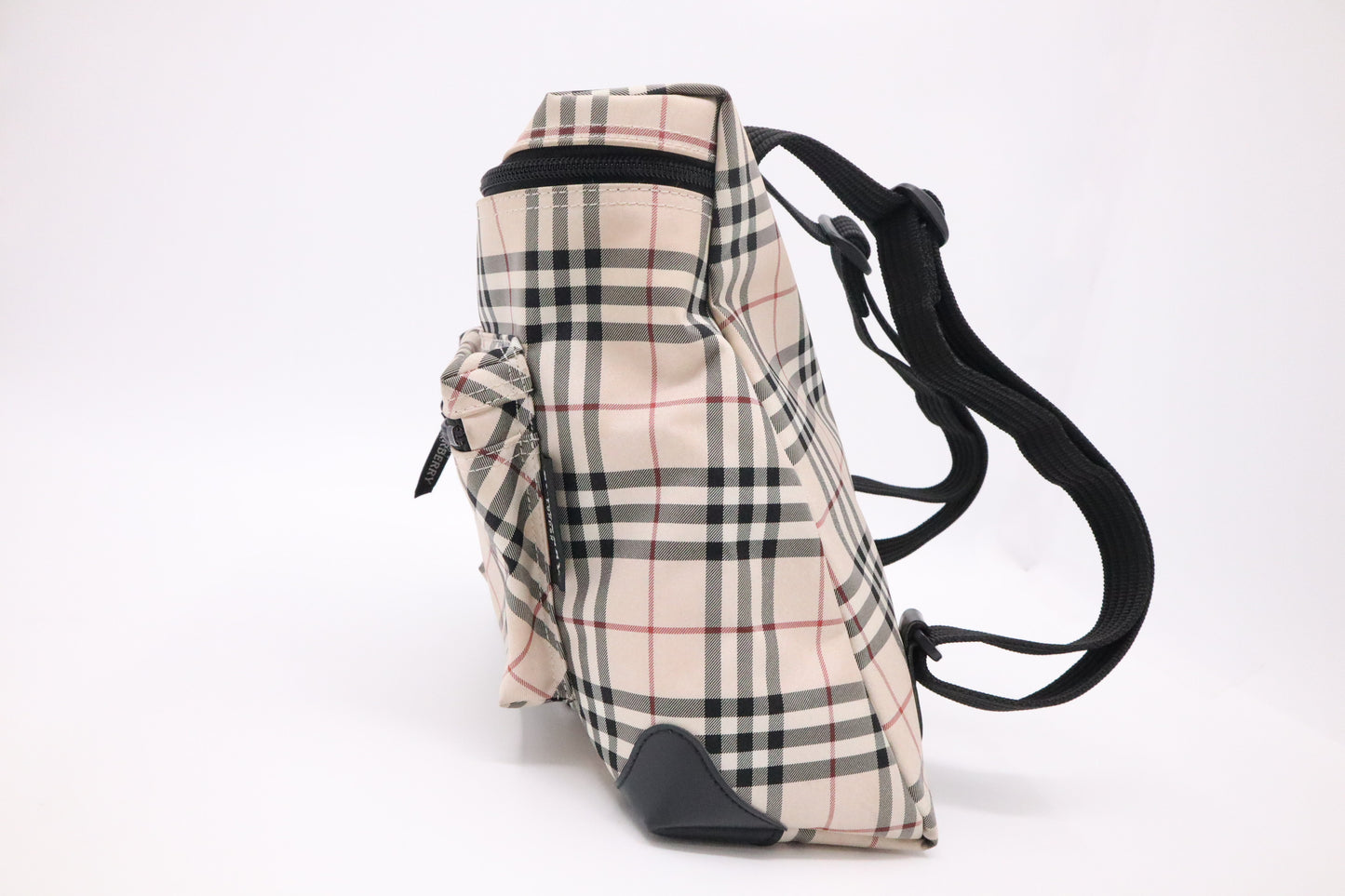Burberry Backpack in Beige Check Nylon