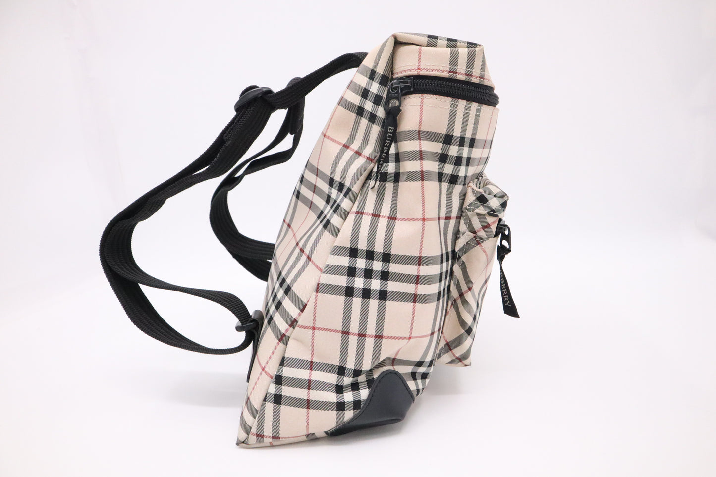 Burberry Backpack in Beige Check Nylon