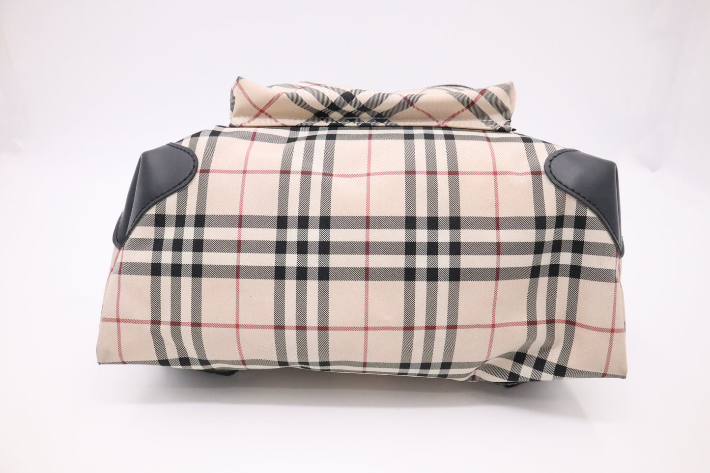 Burberry Backpack in Beige Check Nylon
