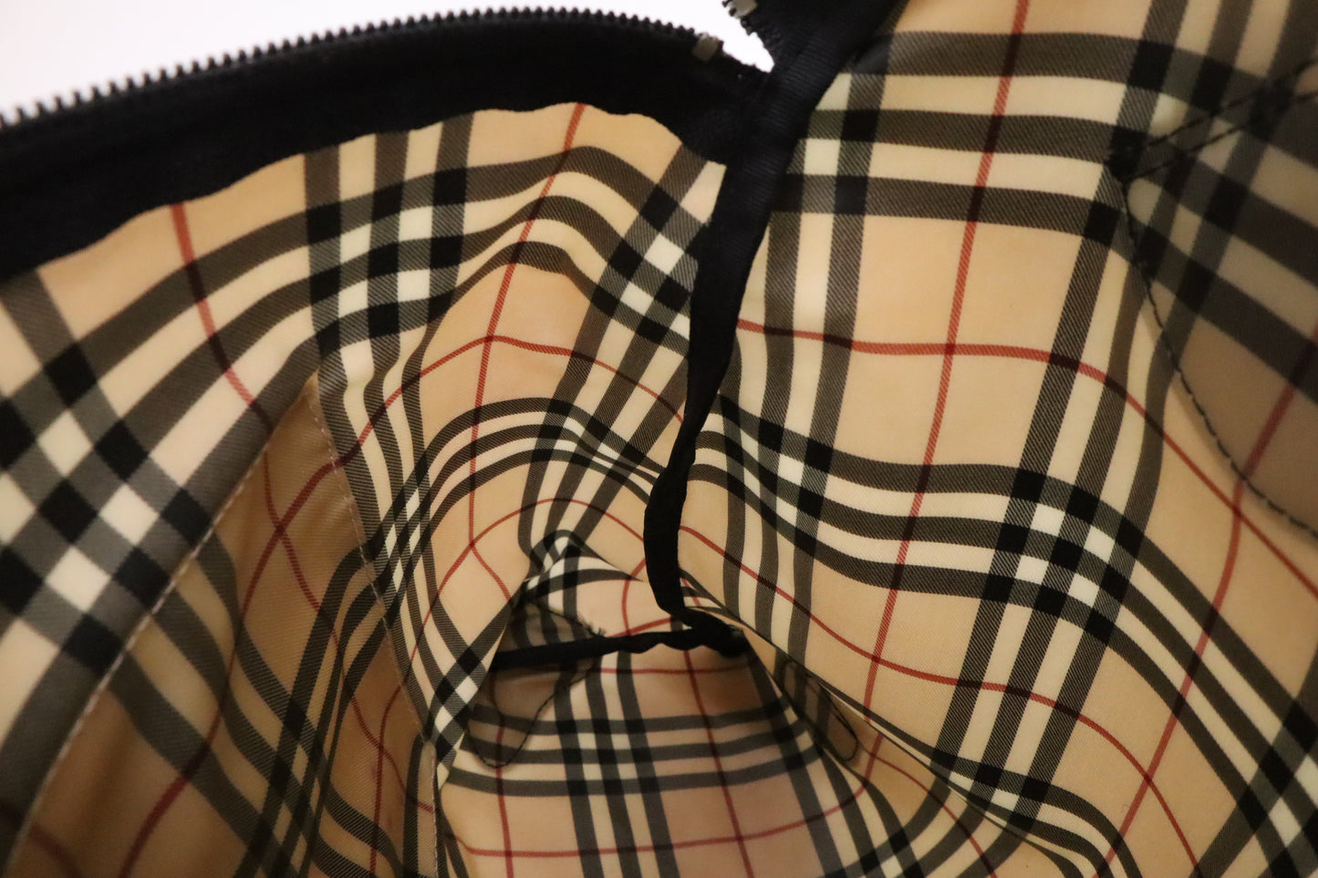 Burberry Backpack in Beige Check Nylon
