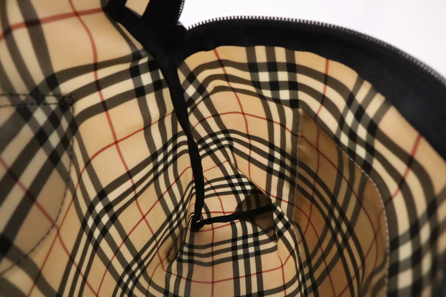 Burberry Backpack in Beige Check Nylon