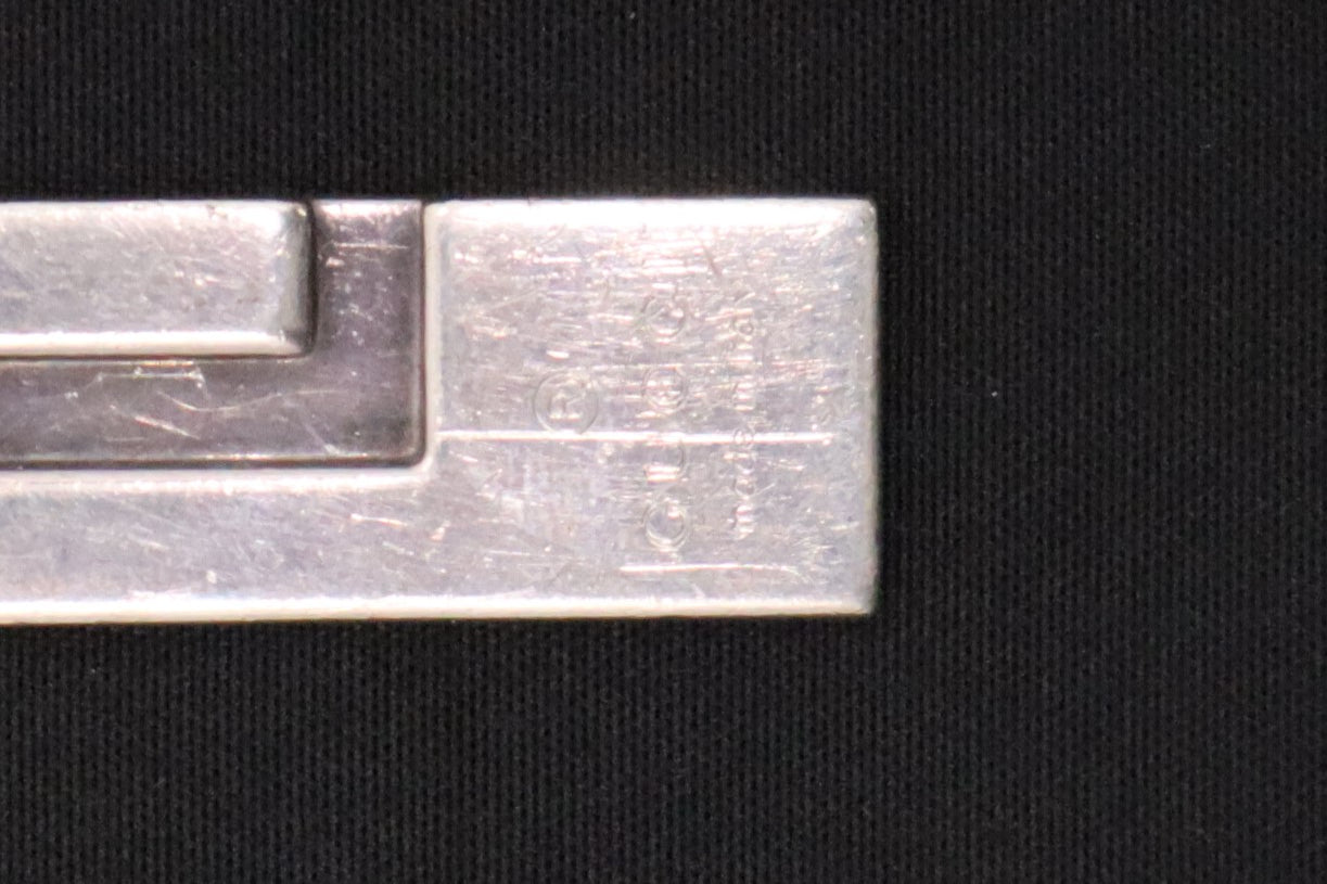 Gucci Rectangle Necklace in Sterling Silver