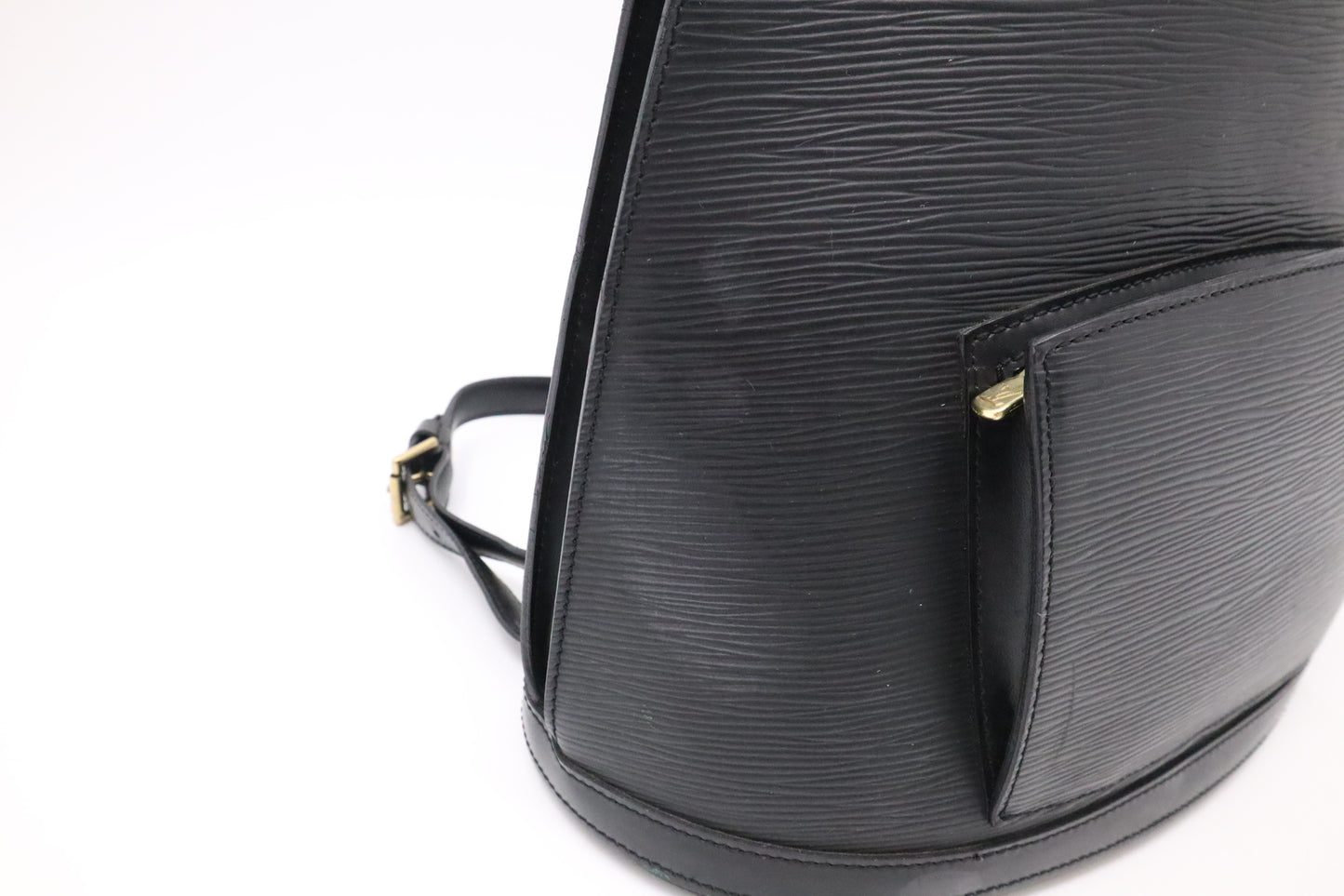 Louis Vuitton Gobelin Backpack in Black Epi Leather