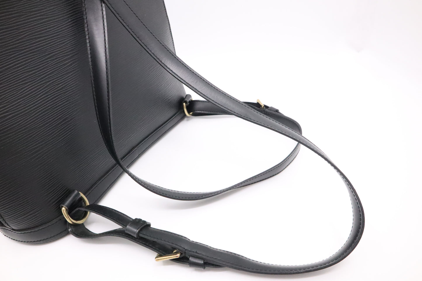 Louis Vuitton Gobelin Backpack in Black Epi Leather