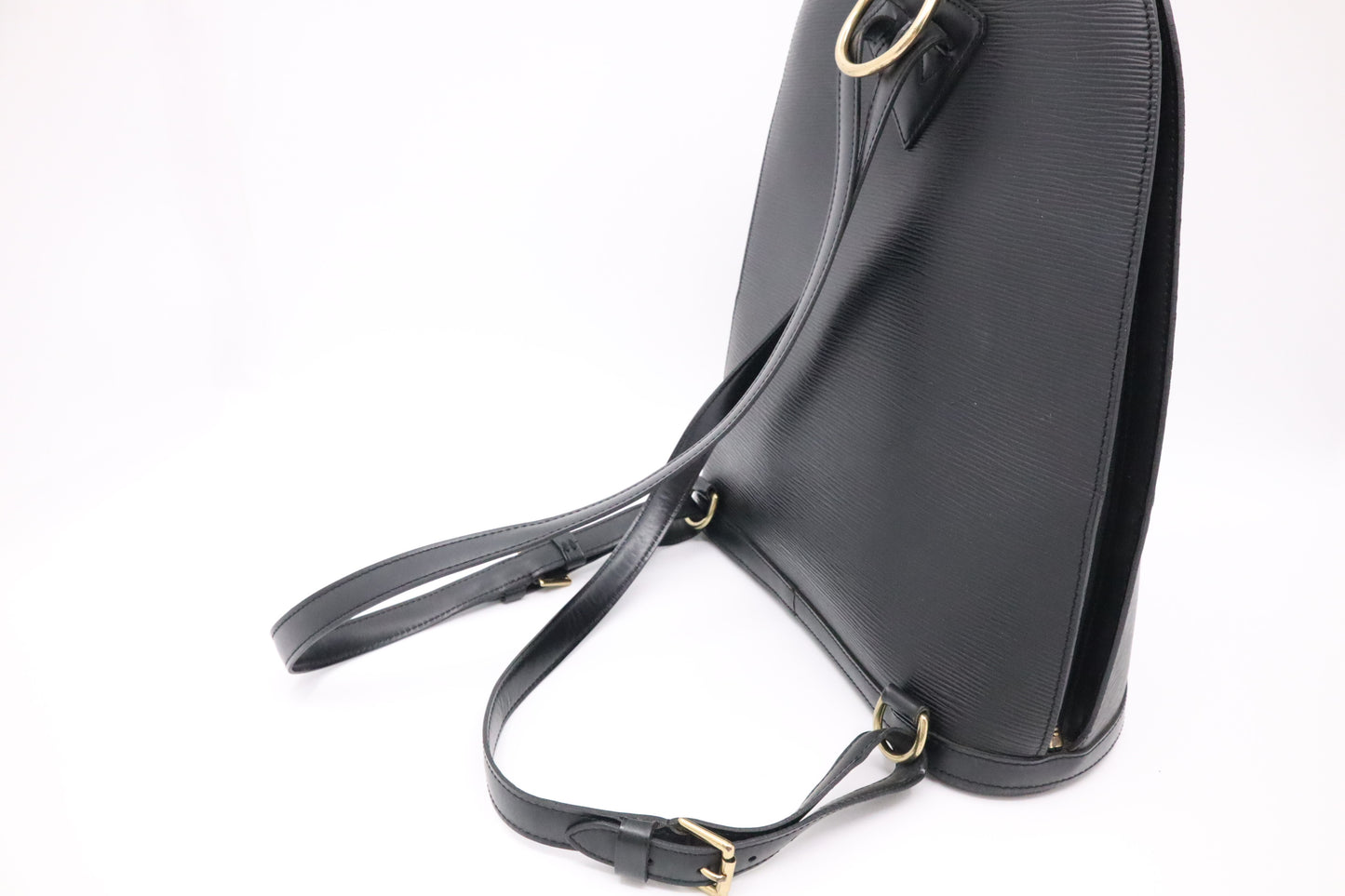 Louis Vuitton Gobelin Backpack in Black Epi Leather