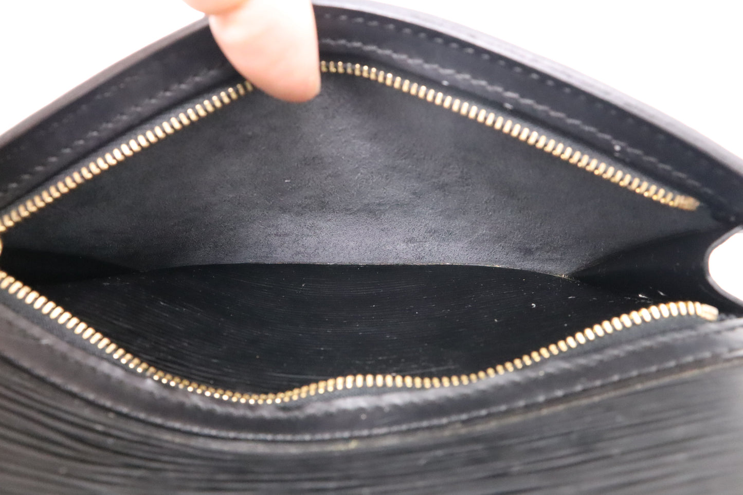 Louis Vuitton Gobelin Backpack in Black Epi Leather